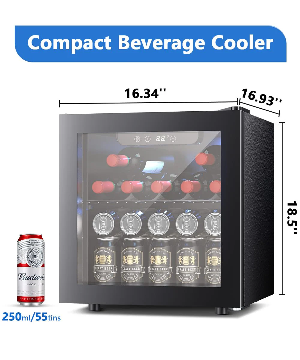 1.3 Cu.Ft Beverage Refrigerator Cooler W5836H - Image 2