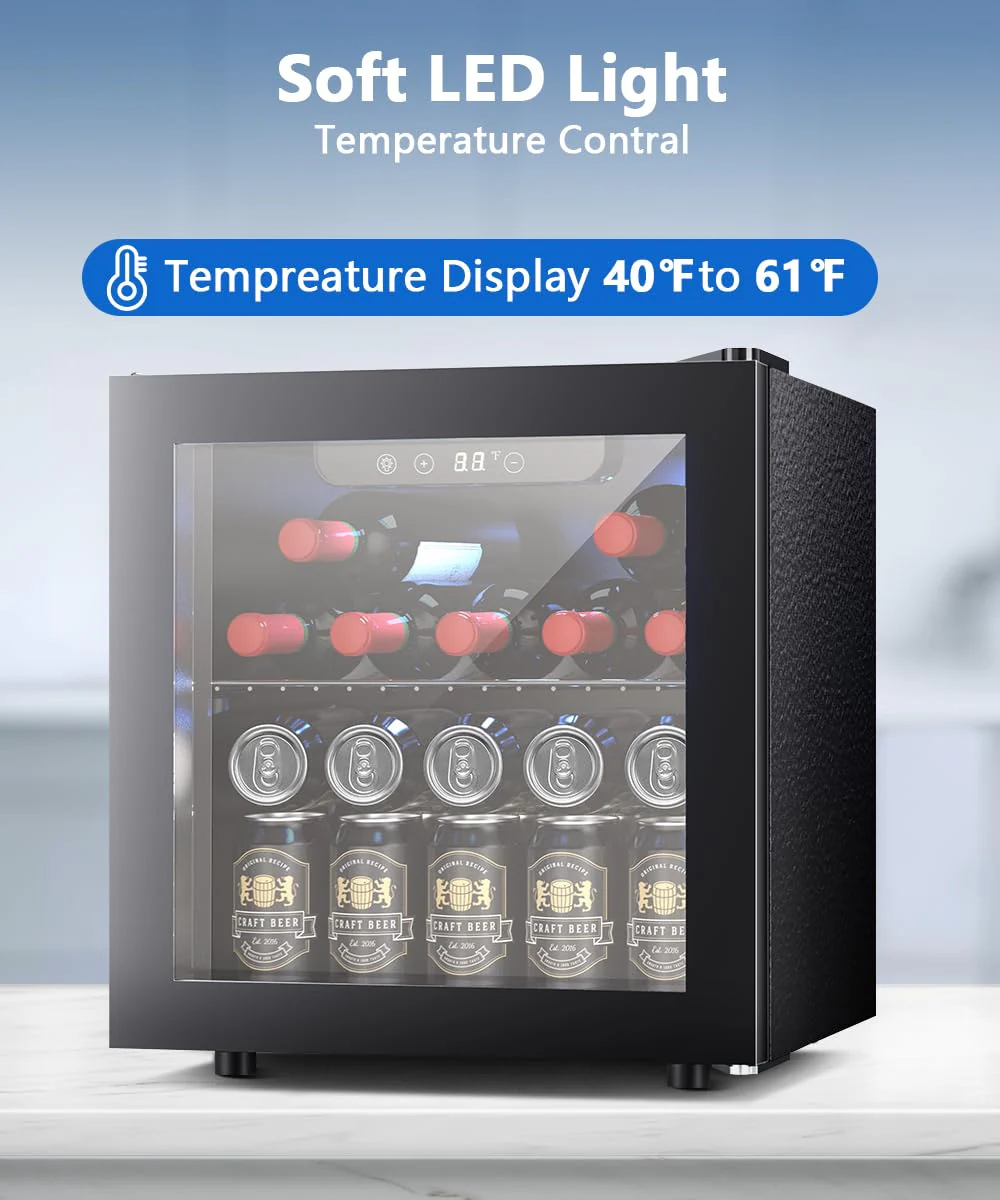 1.3 Cu.Ft Beverage Refrigerator Cooler W5836H - Image 3