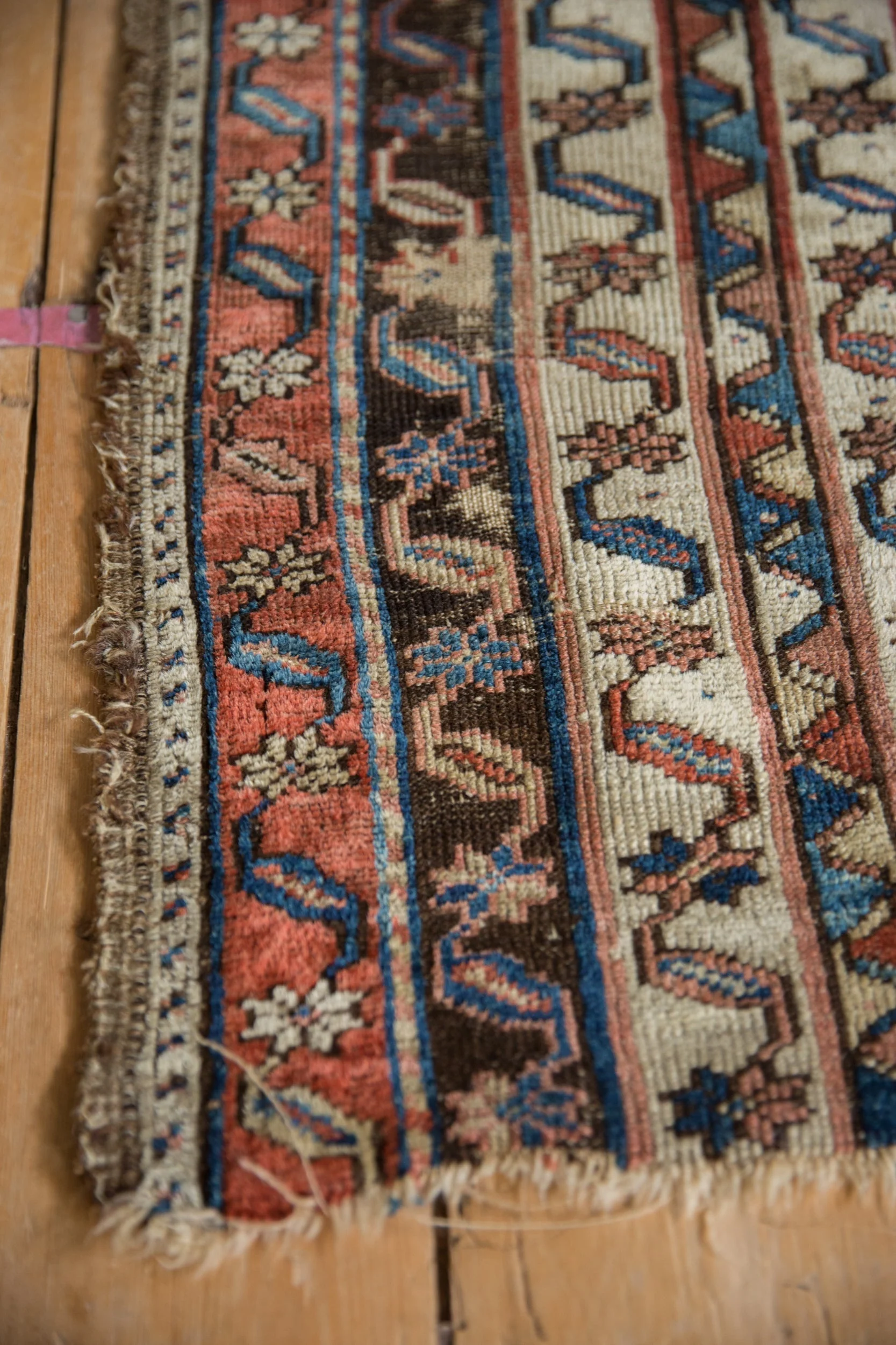 1.5x2.5 Antique Fragment Anatolian Rug Mat - Image 4