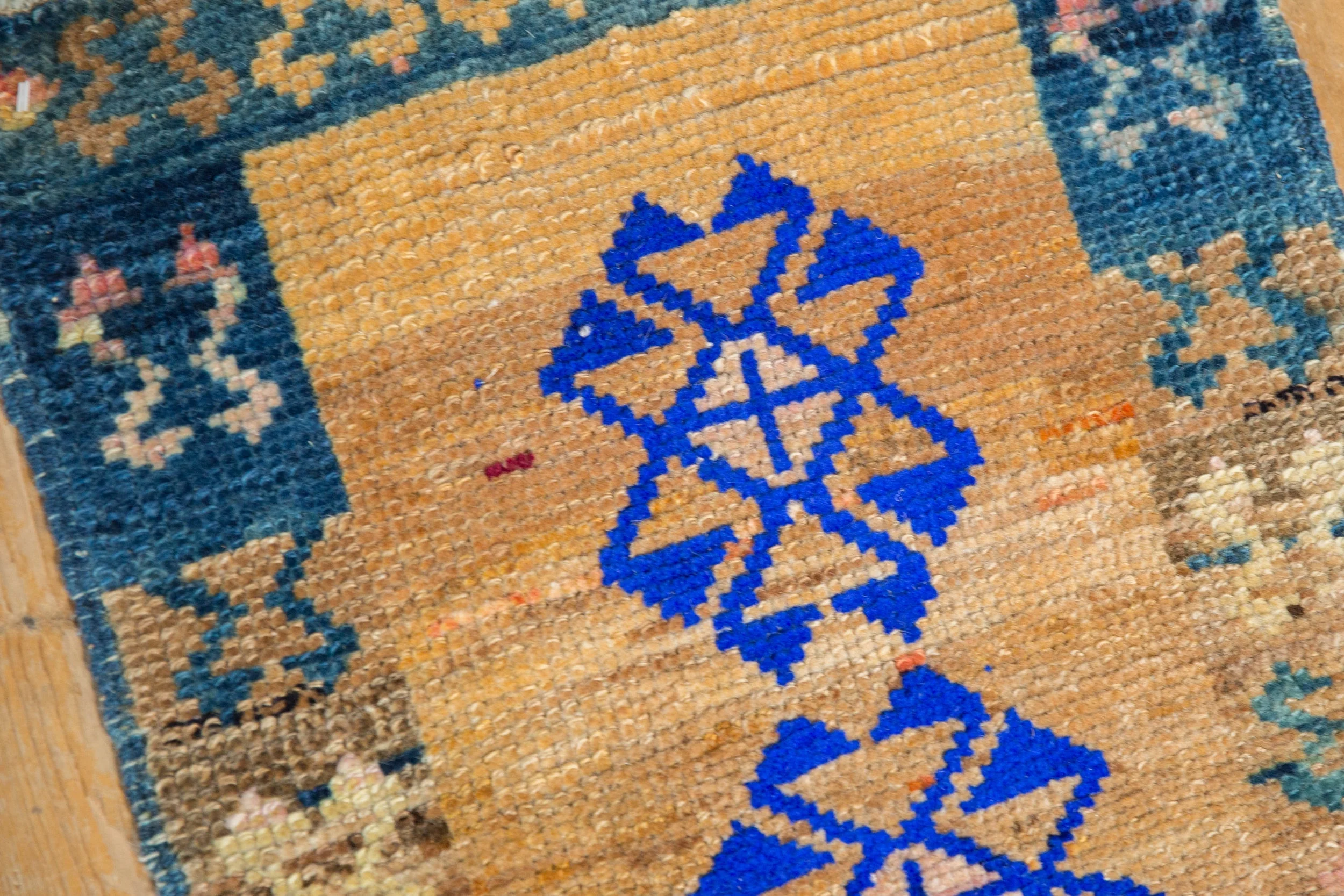 1.5x2.5 Vintage Distressed Kars Rug Mat - Image 5