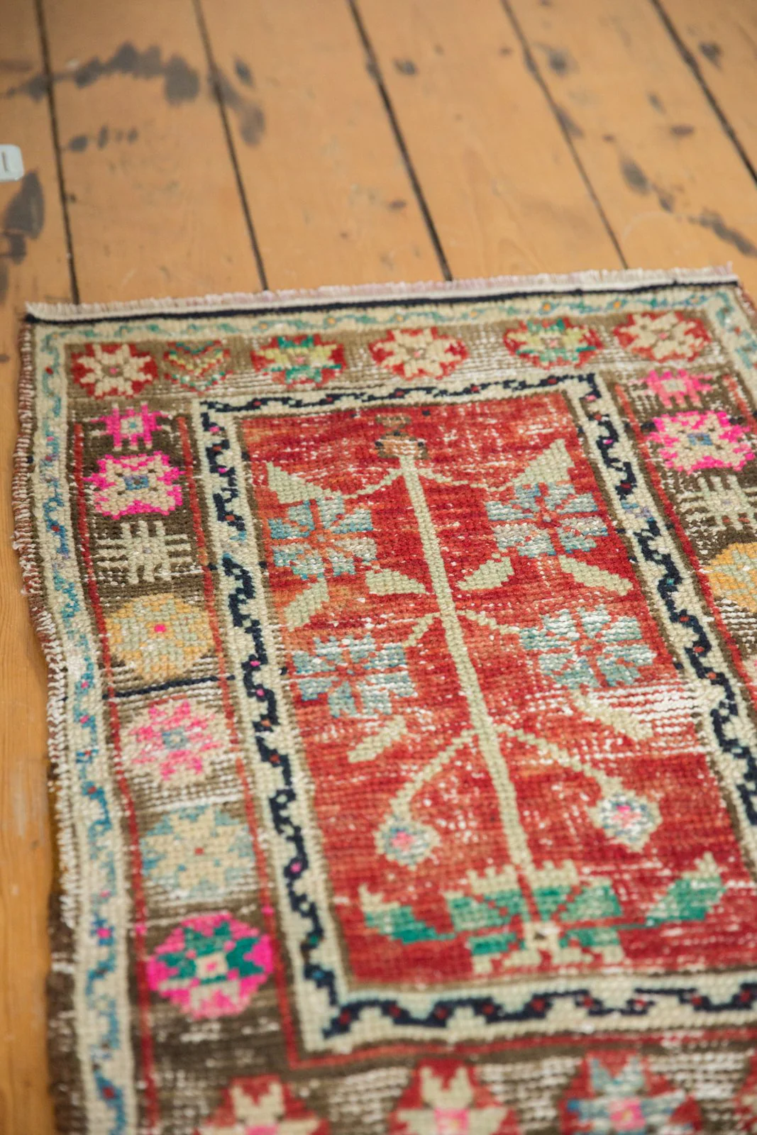 1.5x2.5 Vintage Distressed Oushak Rug Mat - Image 4