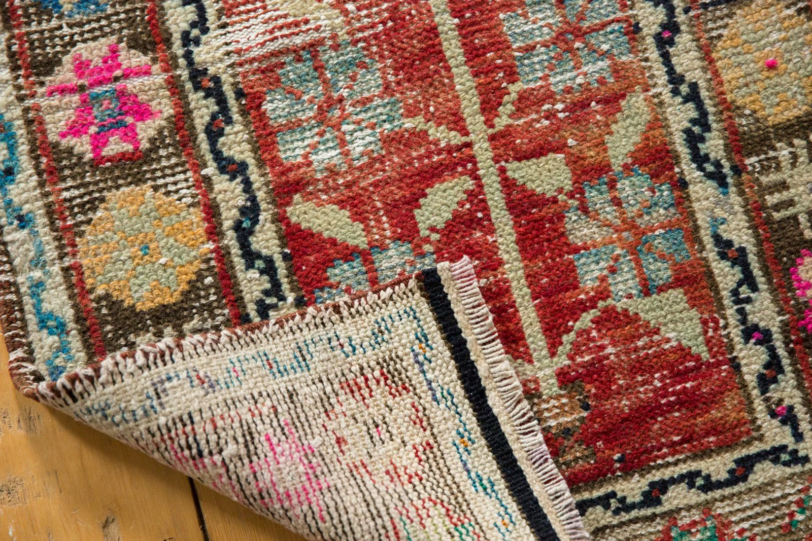 1.5x2.5 Vintage Distressed Oushak Rug Mat - Image 6