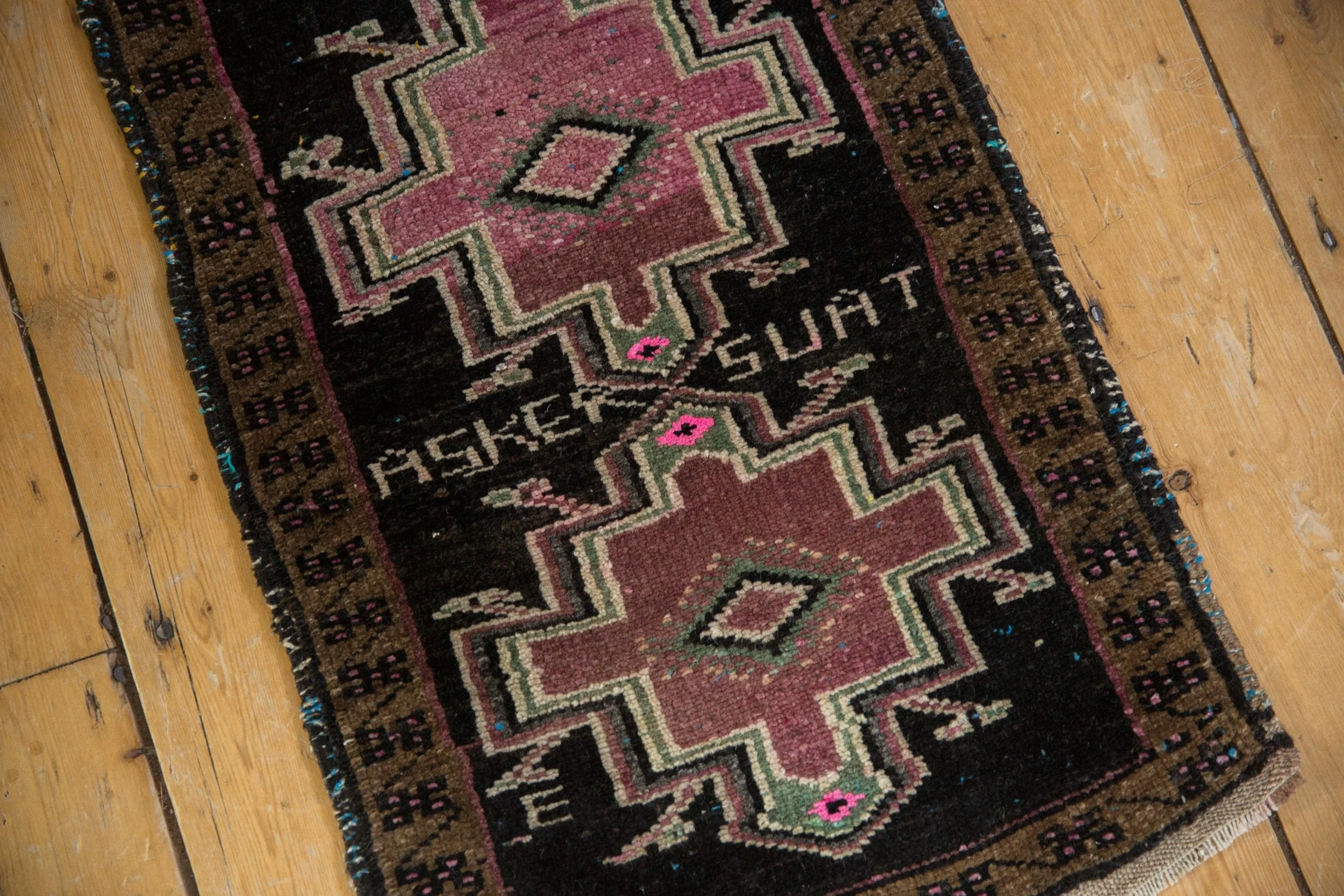 1.5x2.5 Vintage Distressed Oushak Rug Mat - Image 4