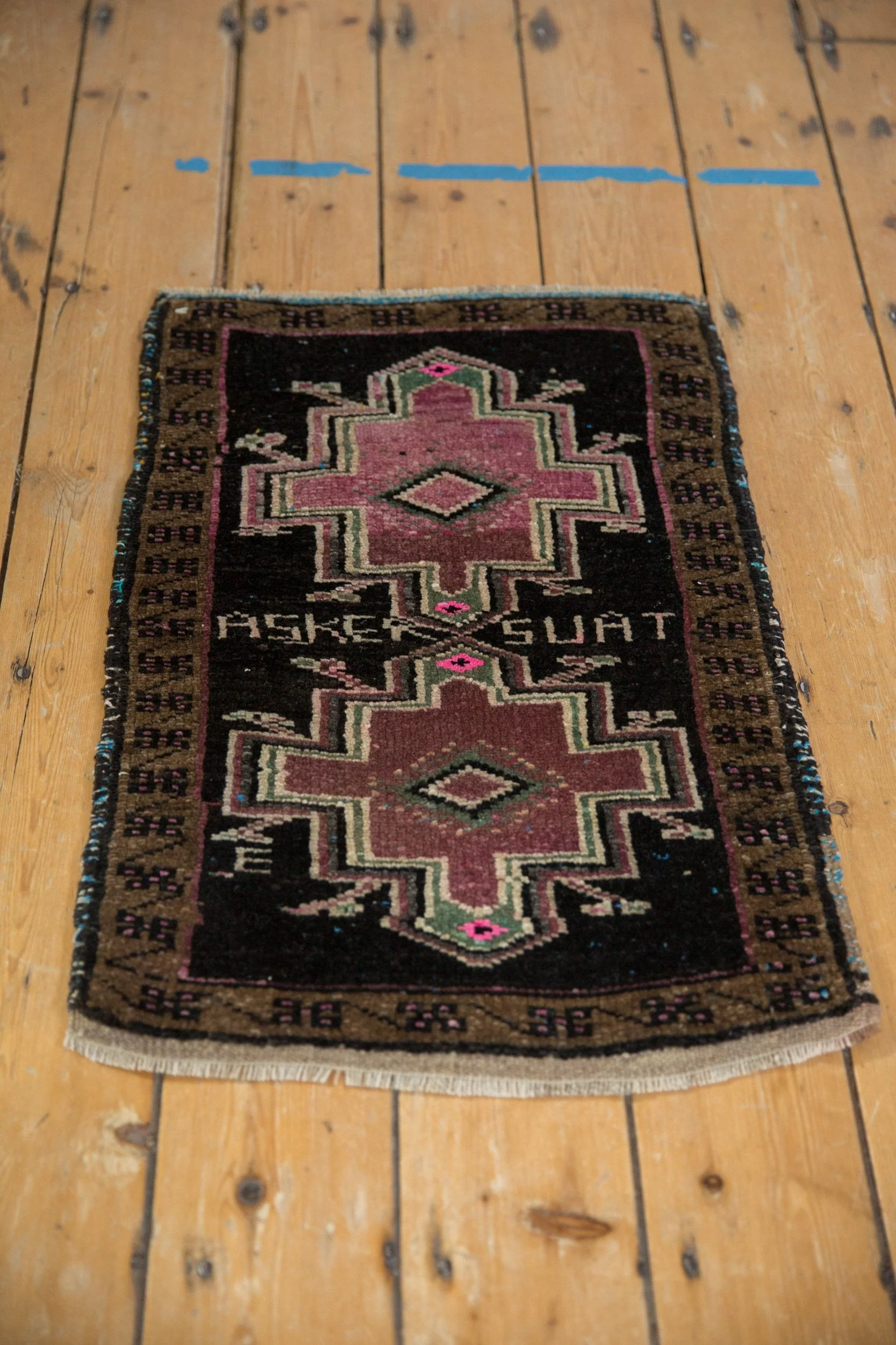 1.5x2.5 Vintage Distressed Oushak Rug Mat - Image 5