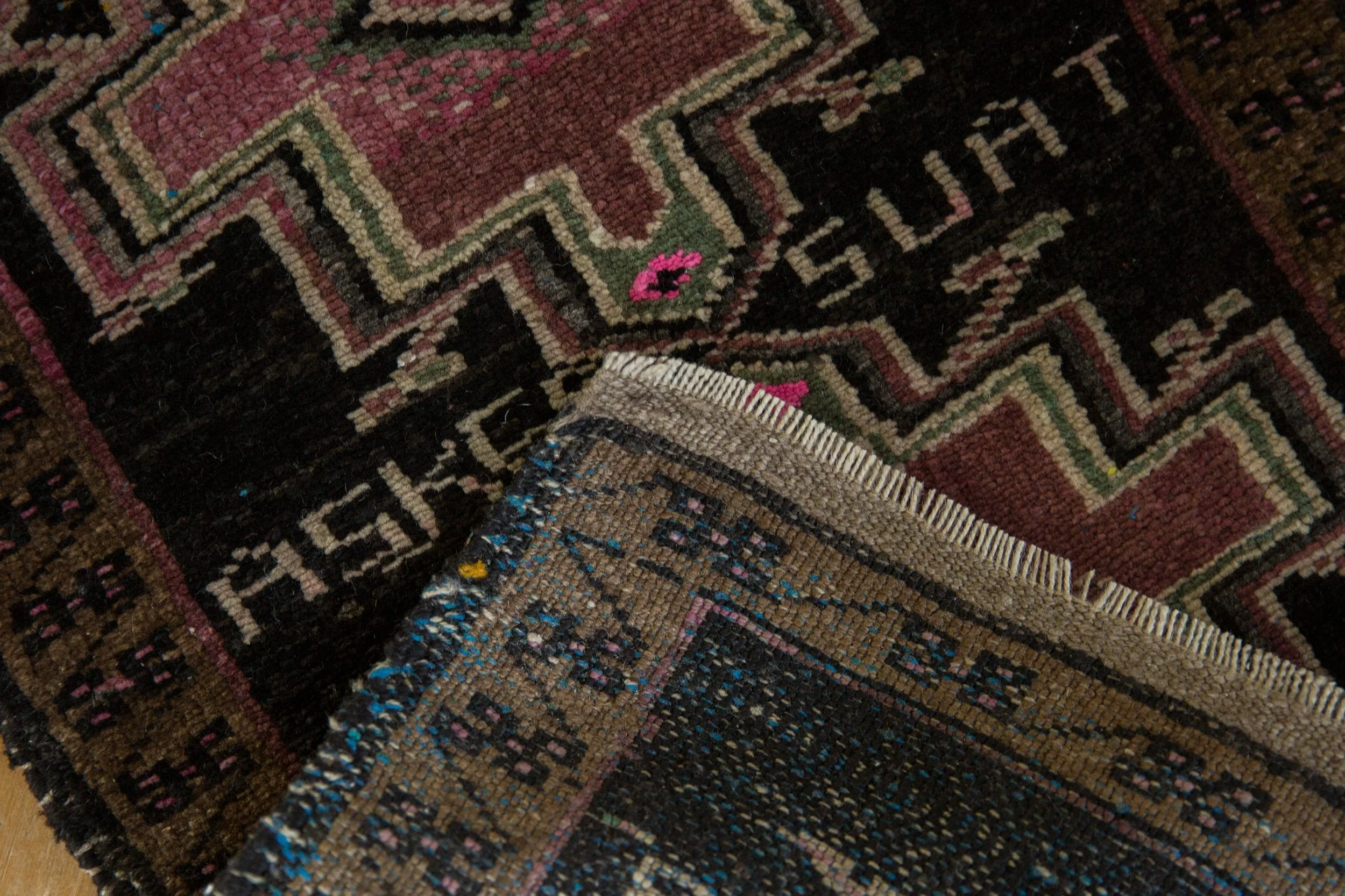 1.5x2.5 Vintage Distressed Oushak Rug Mat - Image 7