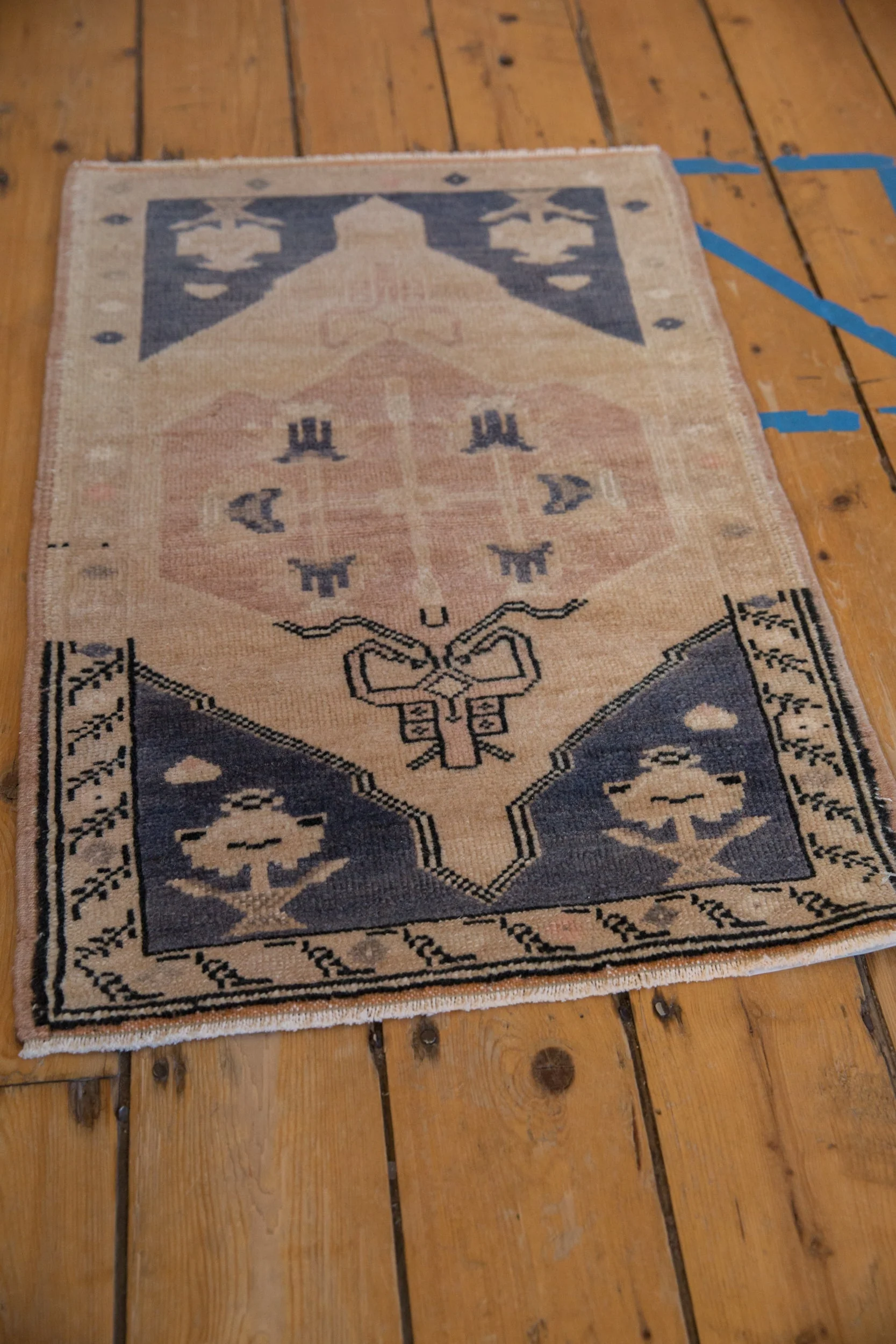 1.5x2.5 Vintage Distressed Oushak Rug Mat - Image 3