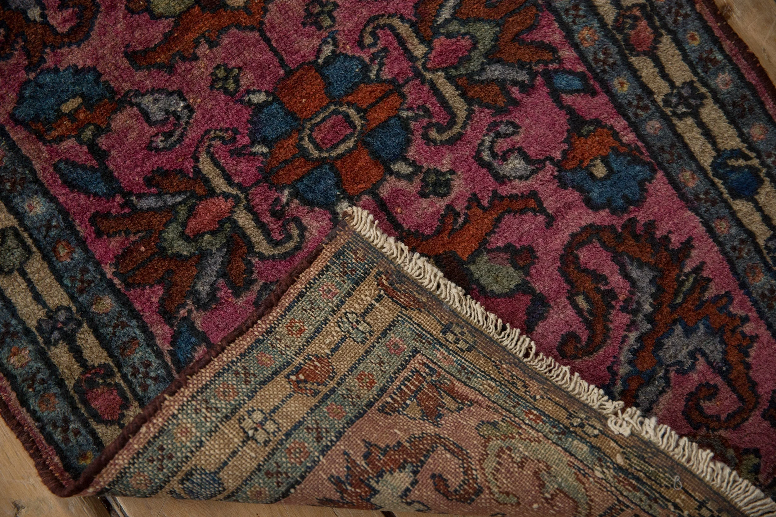 1.5x2.5 Vintage Fine Borchalou Rug Mat - Image 8