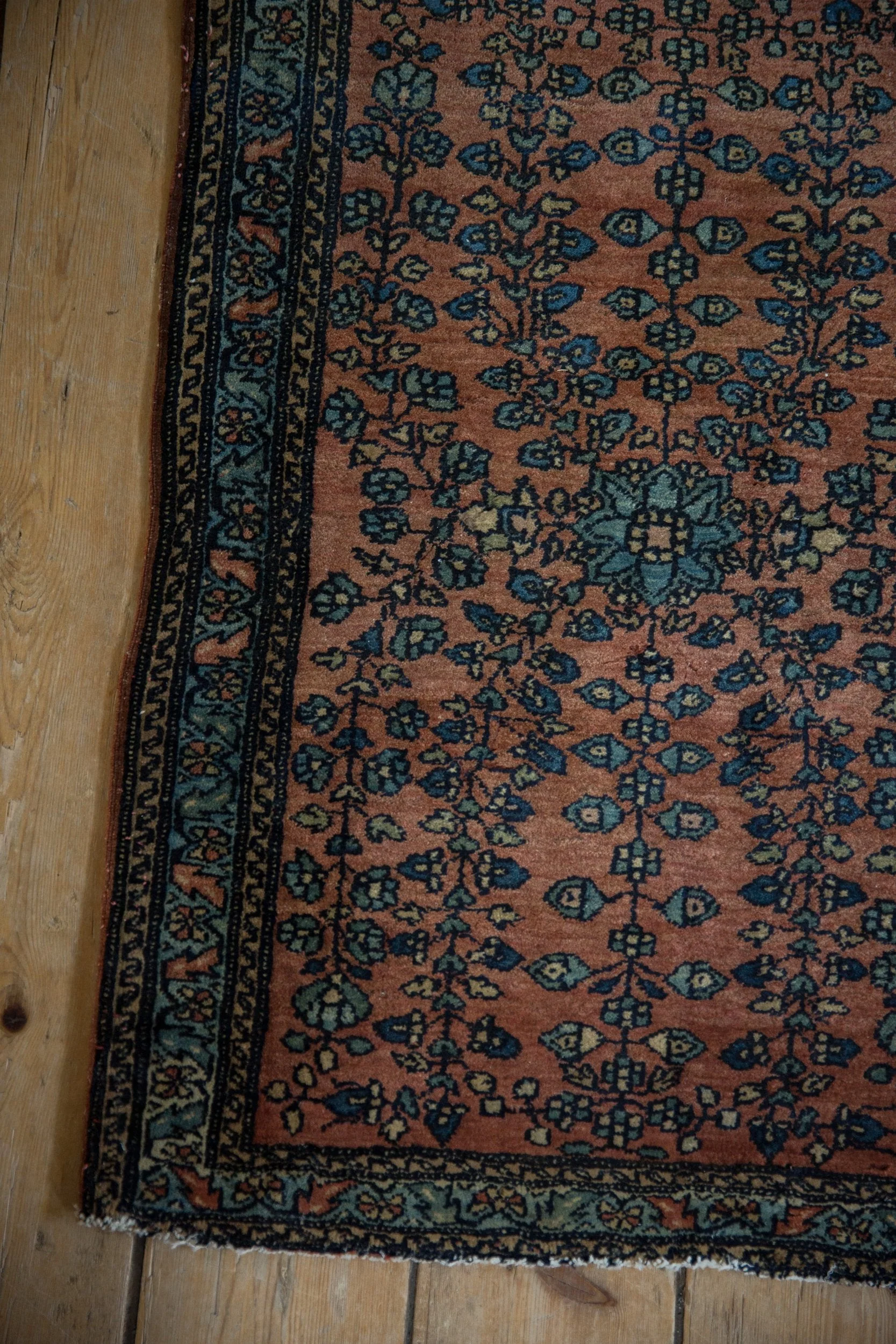 1.5x2.5 Vintage Fine Farahan Sarouk Rug Mat - Image 4