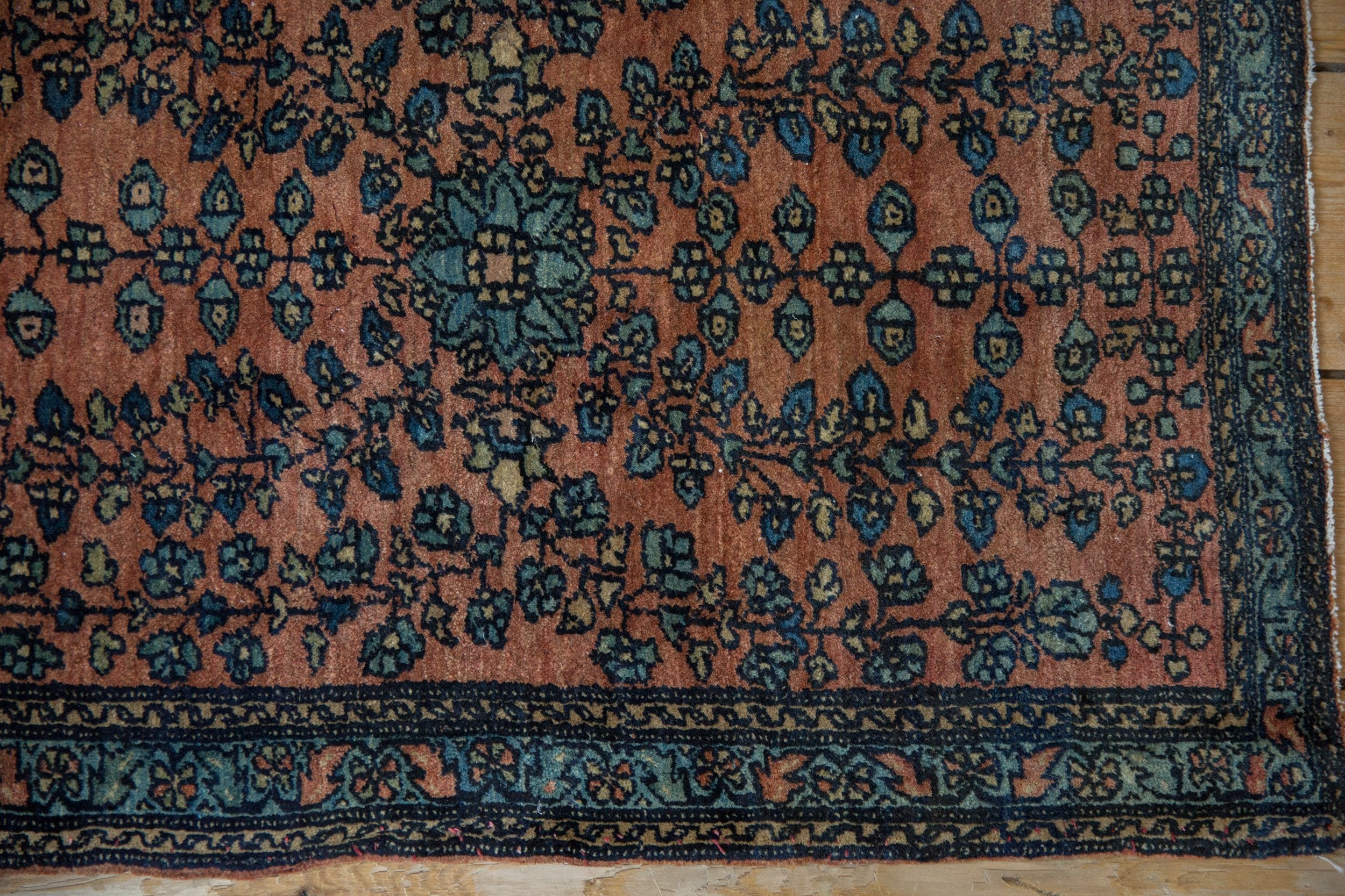 1.5x2.5 Vintage Fine Farahan Sarouk Rug Mat - Image 6