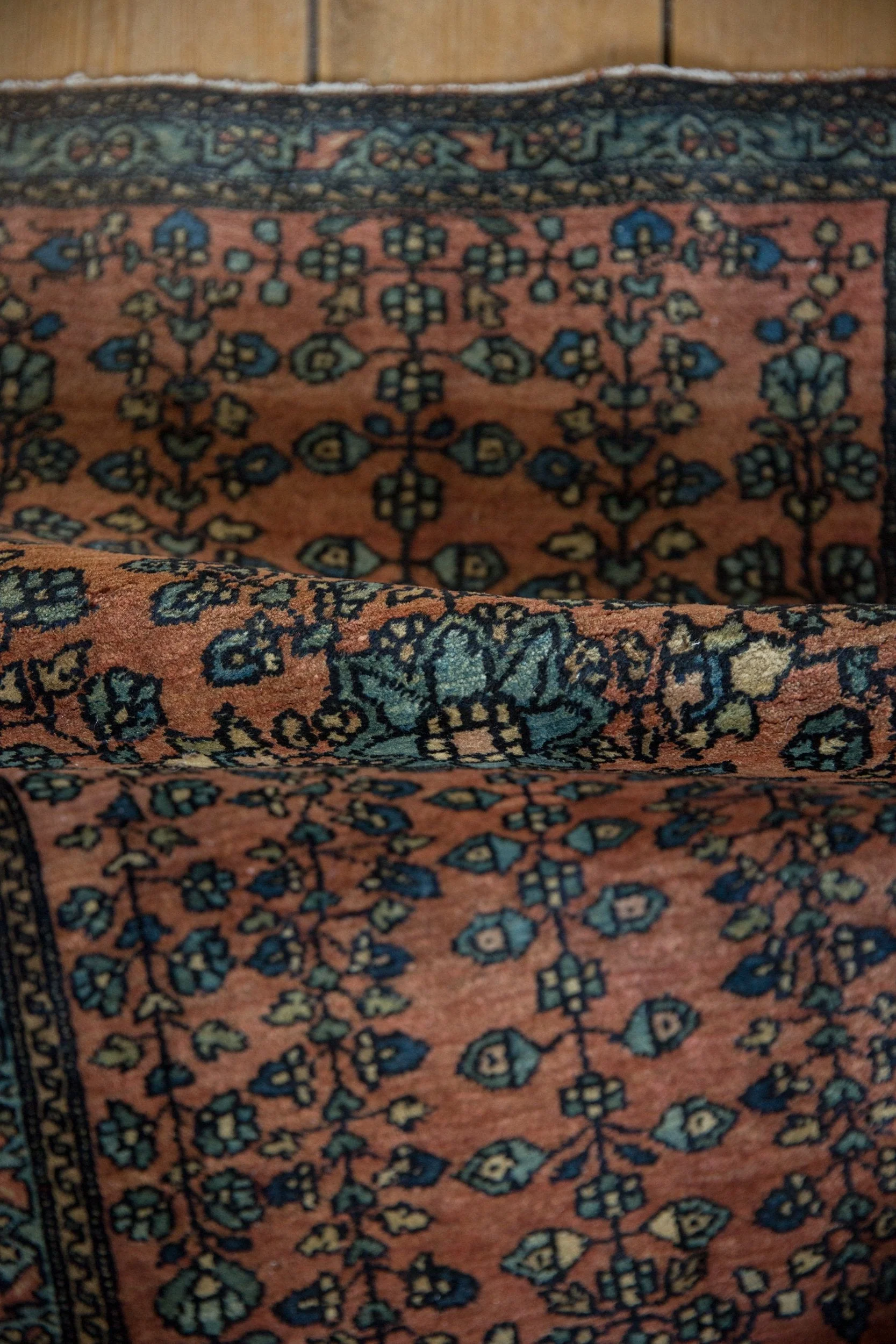 1.5x2.5 Vintage Fine Farahan Sarouk Rug Mat - Image 7