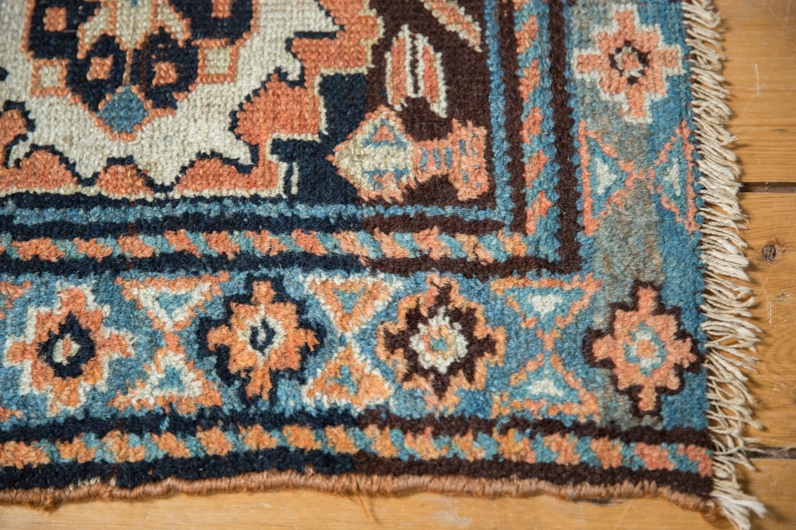 1.5x2 Antique Bagface Kurdish Square Rug Mat - Image 4