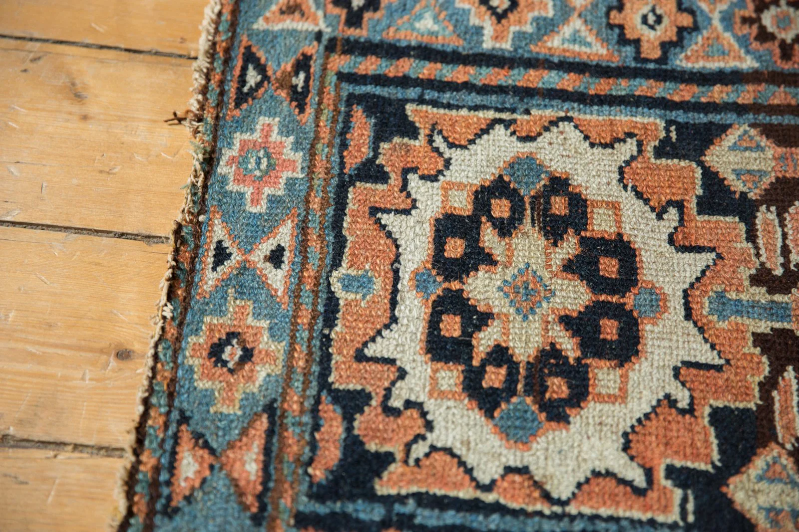 1.5x2 Antique Bagface Kurdish Square Rug Mat - Image 5