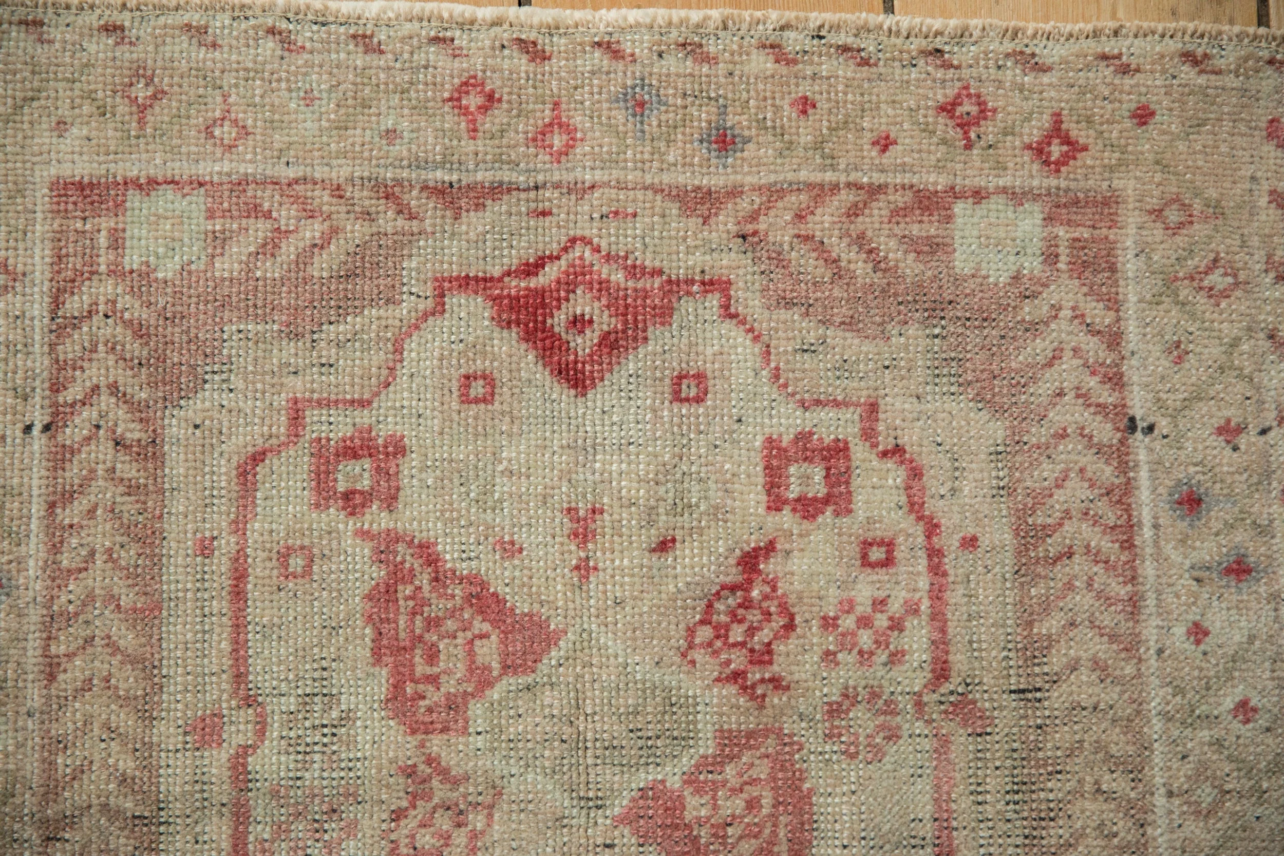 1.5x2 Vintage Distressed Oushak Square Rug Mat - Image 3