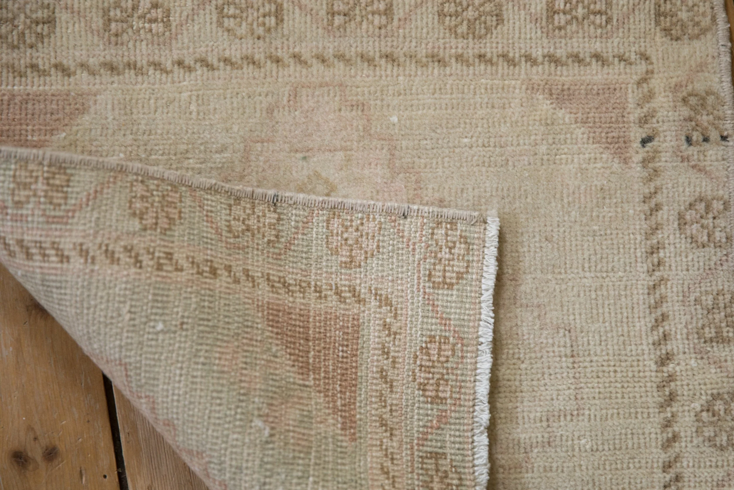 1.5x2 Vintage Distressed Oushak Square Rug Mat - Image 4