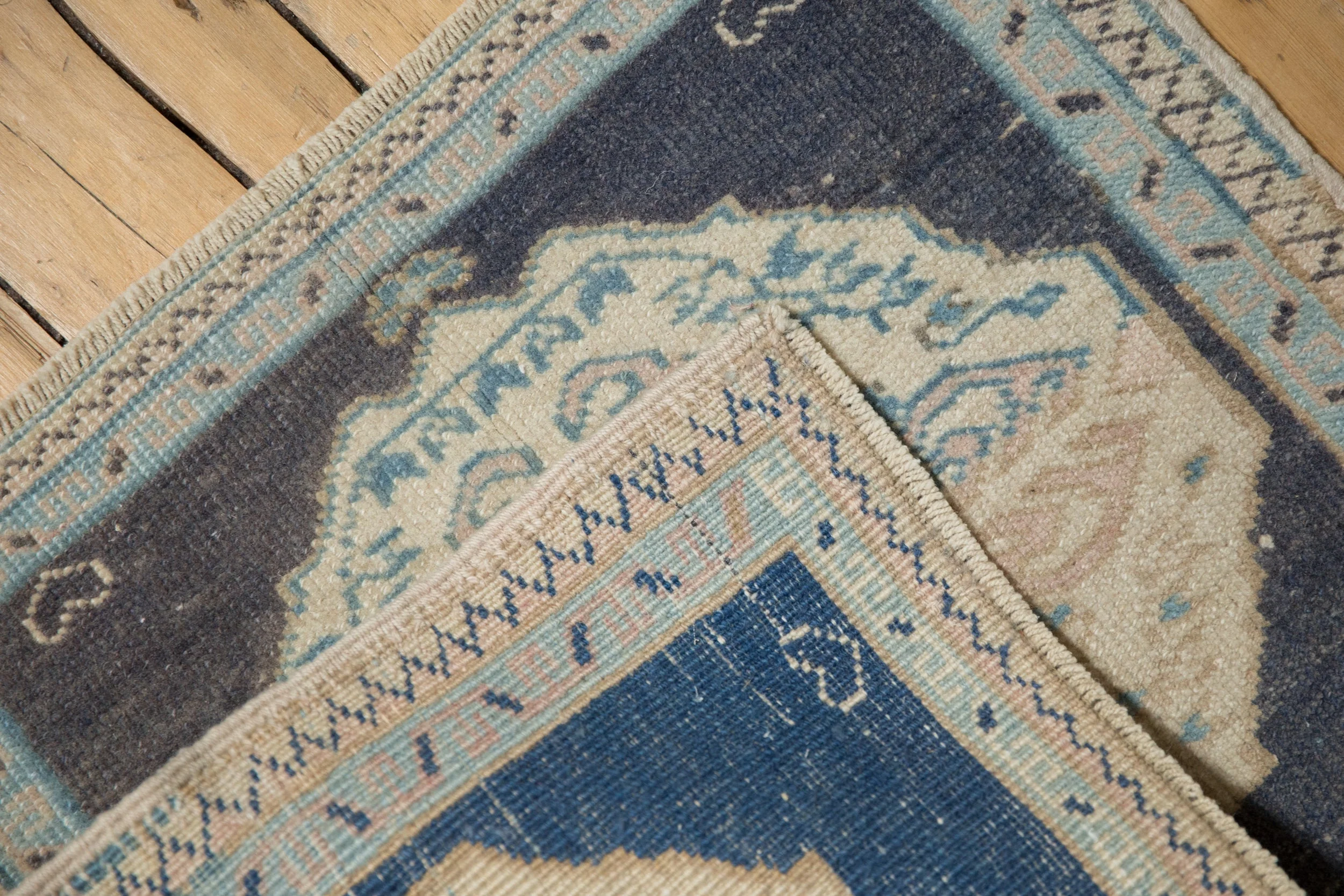 1.5x2 Vintage Distressed Oushak Square Rug Mat - Image 6