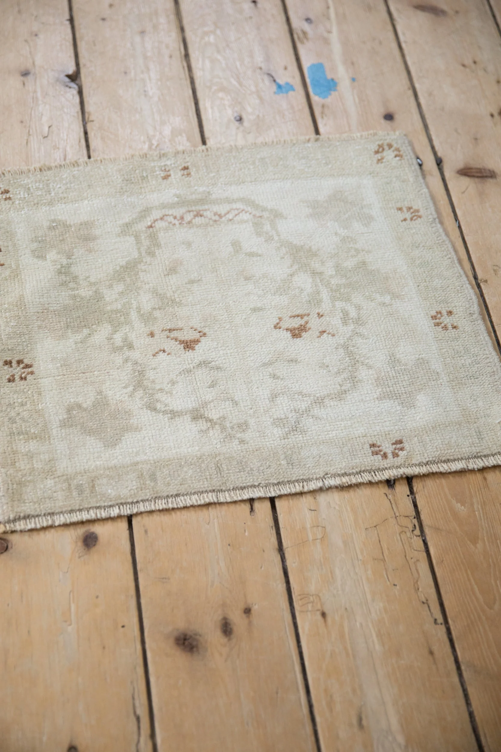1.5x2 Vintage Distressed Oushak Square Rug Mat - Image 5