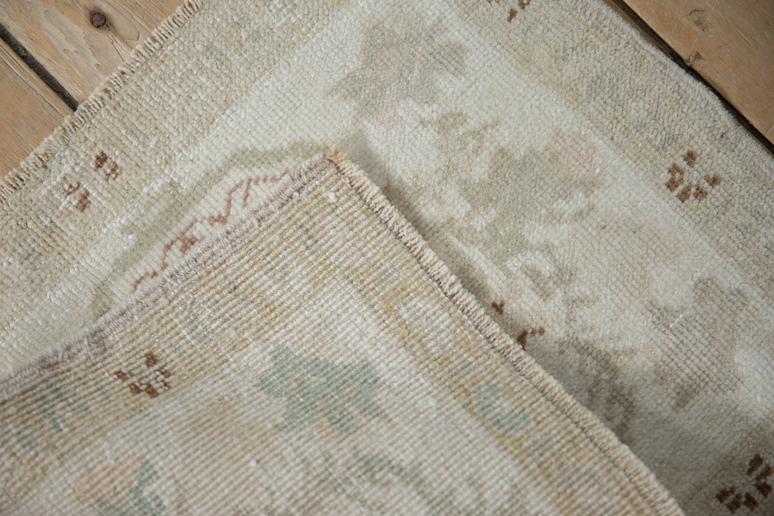 1.5x2 Vintage Distressed Oushak Square Rug Mat - Image 6