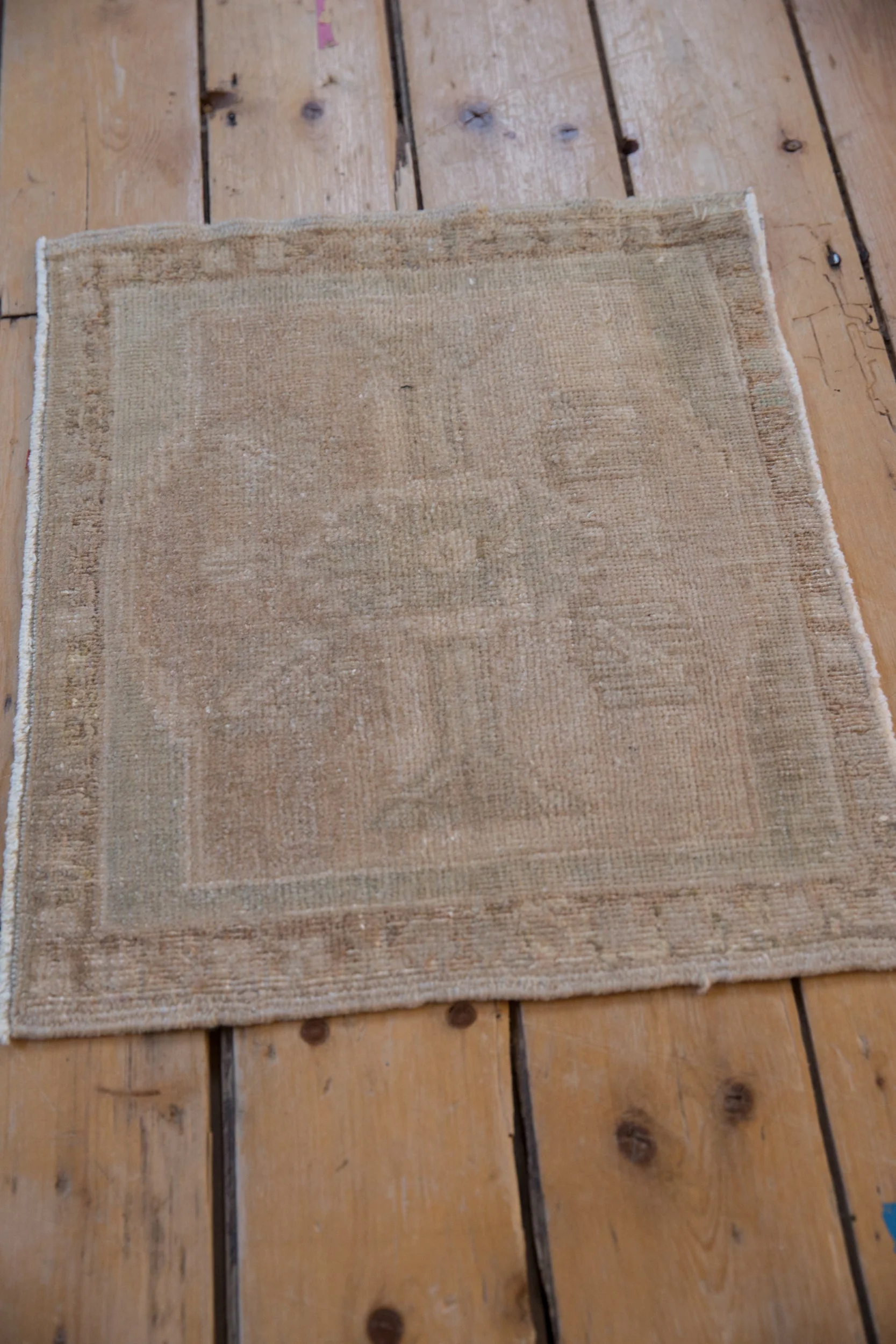 1.5x2 Vintage Distressed Oushak Square Rug Mat - Image 3