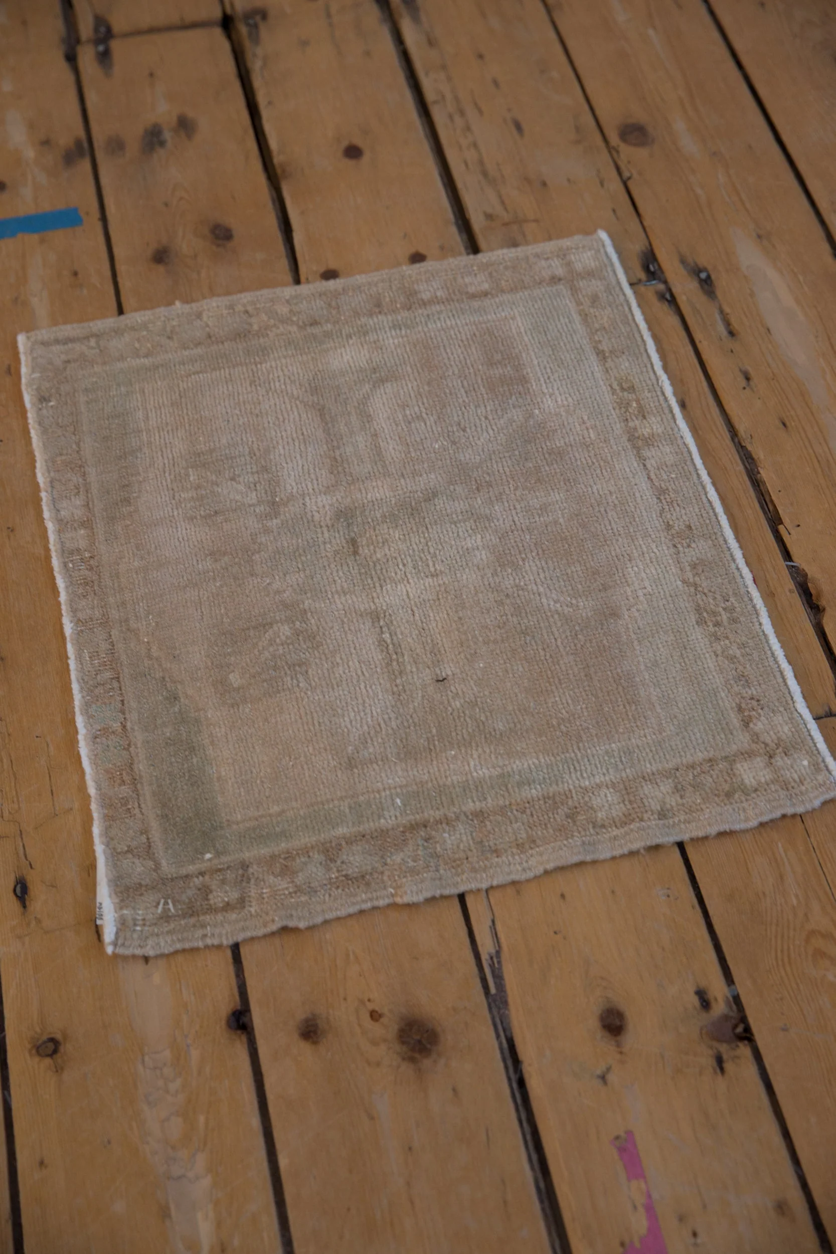 1.5x2 Vintage Distressed Oushak Square Rug Mat - Image 4