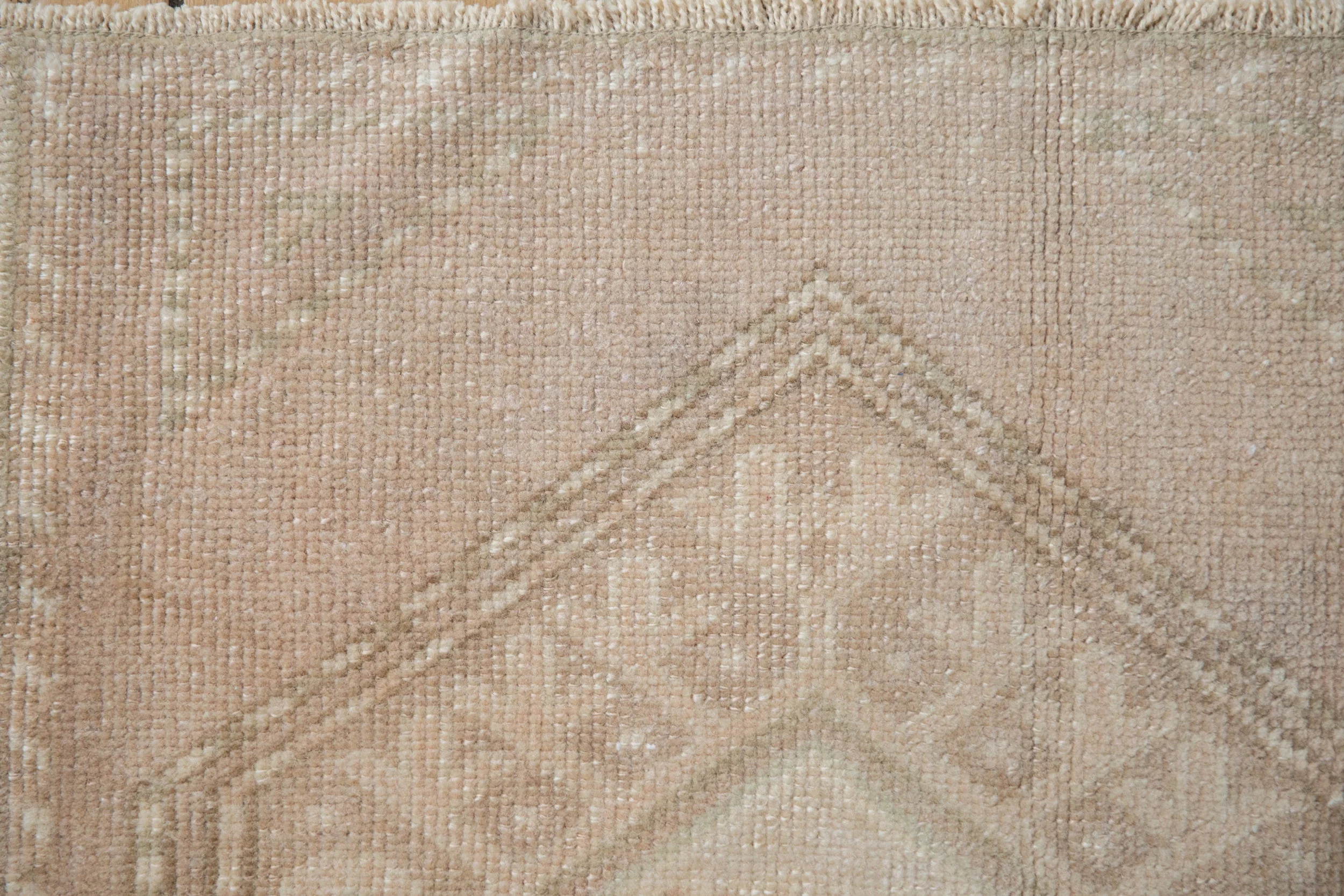 1.5x2 Vintage Distressed Oushak Square Rug Mat - Image 3