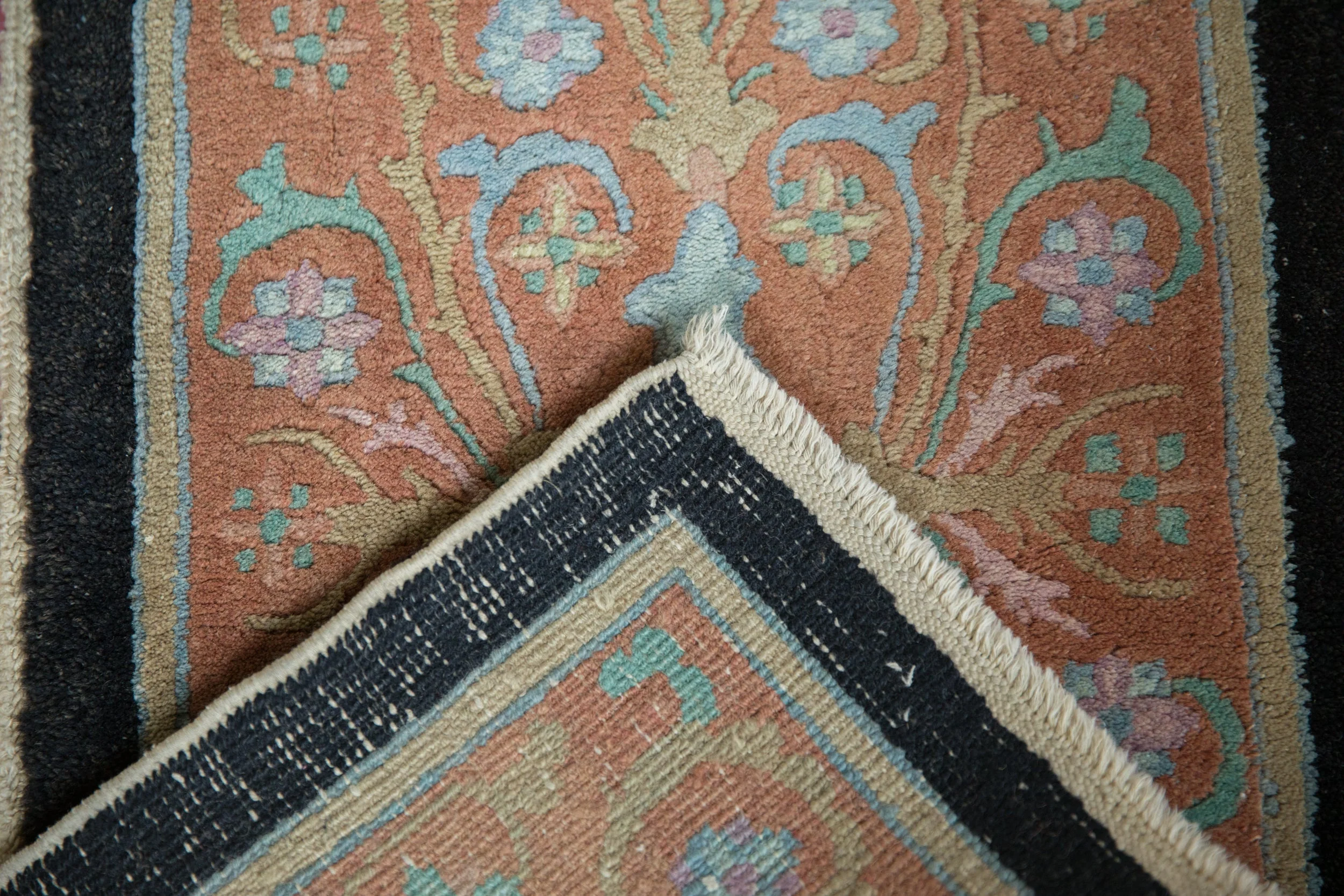 1.5x3.5 Antique Sampler Nichols Art Deco Rug Mat Runner - Image 8