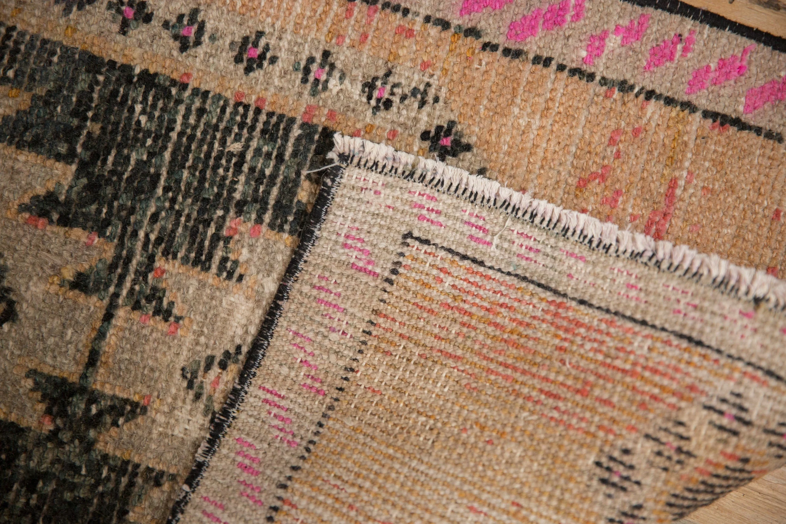 1.5x3.5 Vintage Distressed Kars Rug Mat Runner - Image 7