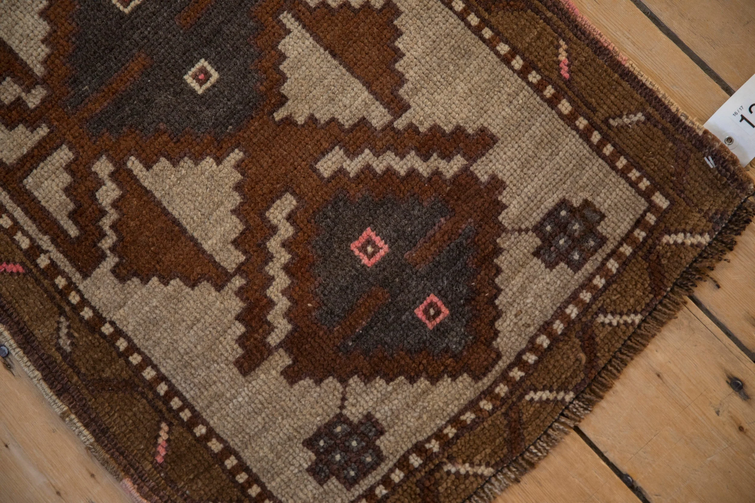 1.5x3.5 Vintage Distressed Kars Rug Mat Runner - Image 6