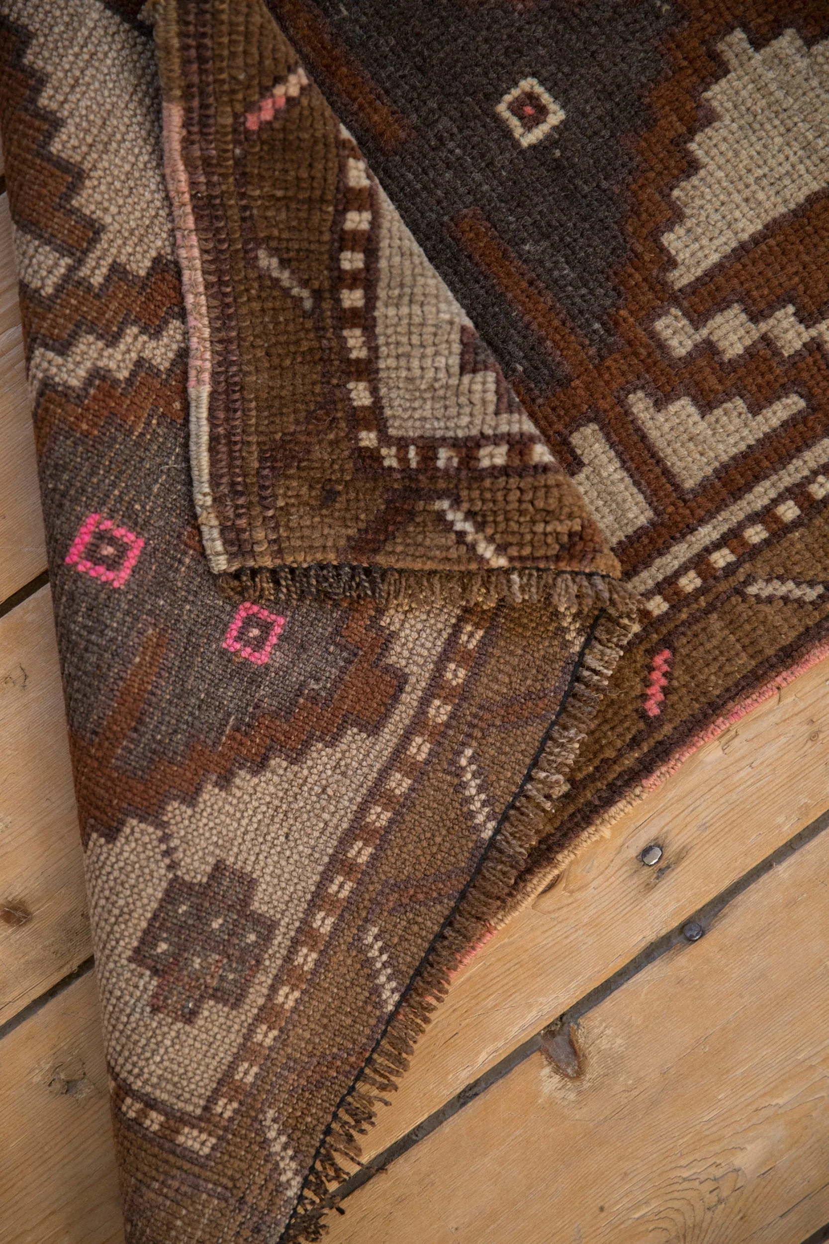 1.5x3.5 Vintage Distressed Kars Rug Mat Runner - Image 8