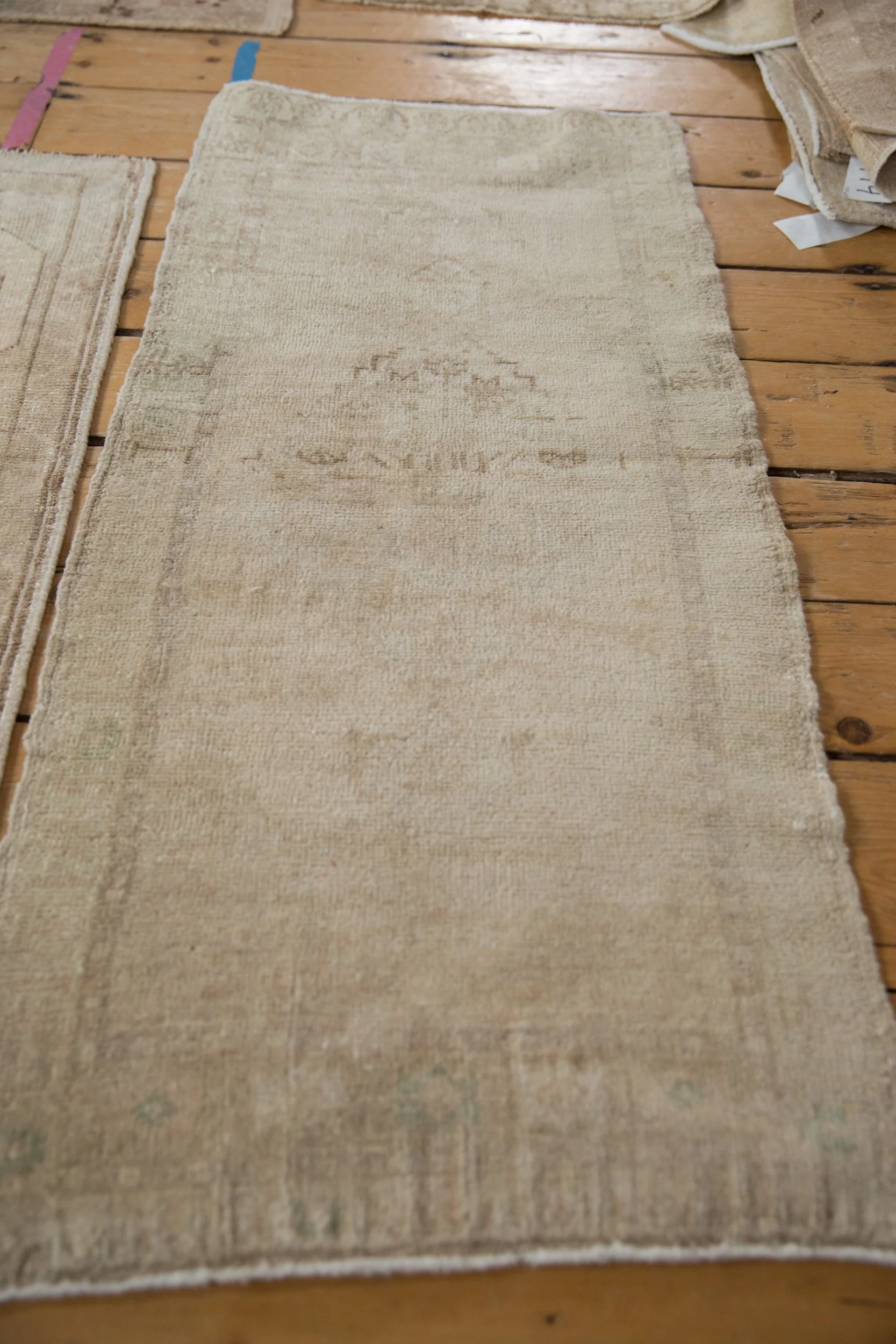 1.5x3.5 Vintage Distressed Oushak Rug Mat Runner - Image 4
