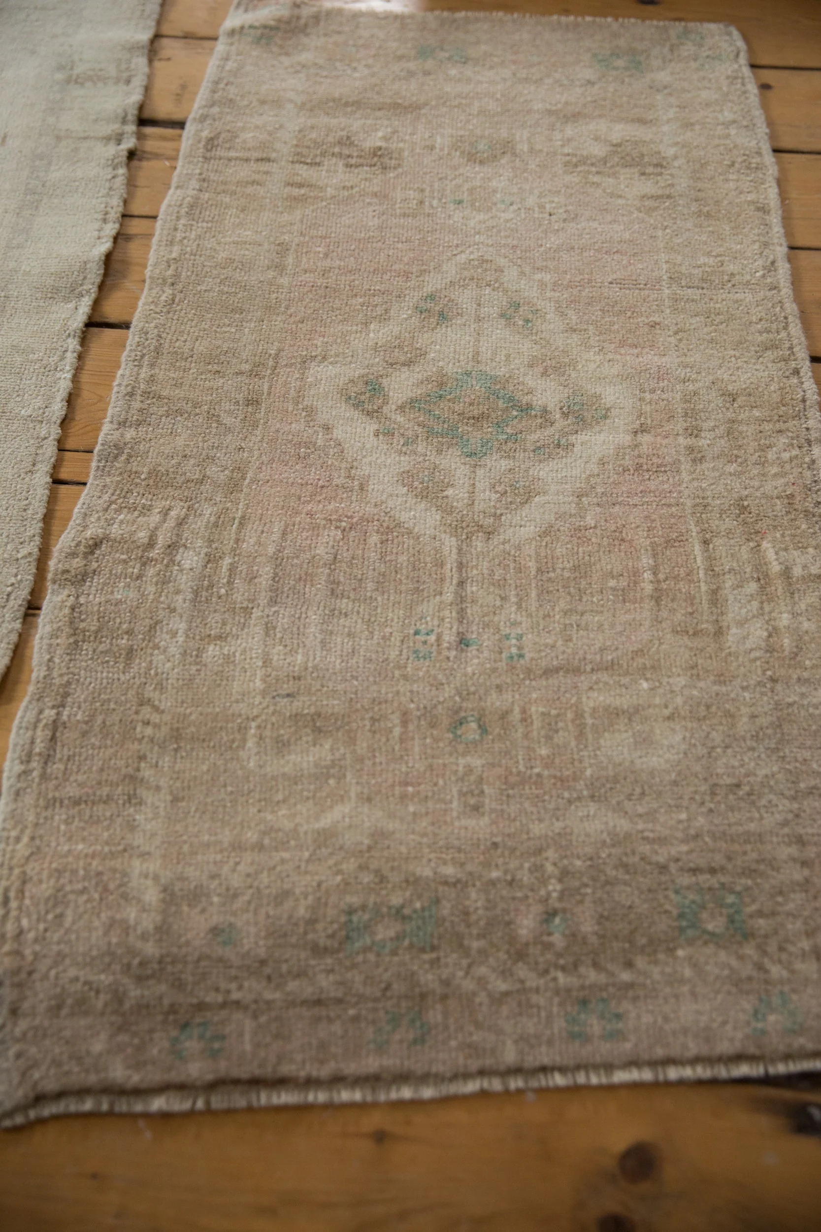 1.5x3.5 Vintage Distressed Oushak Rug Mat Runner - Image 4