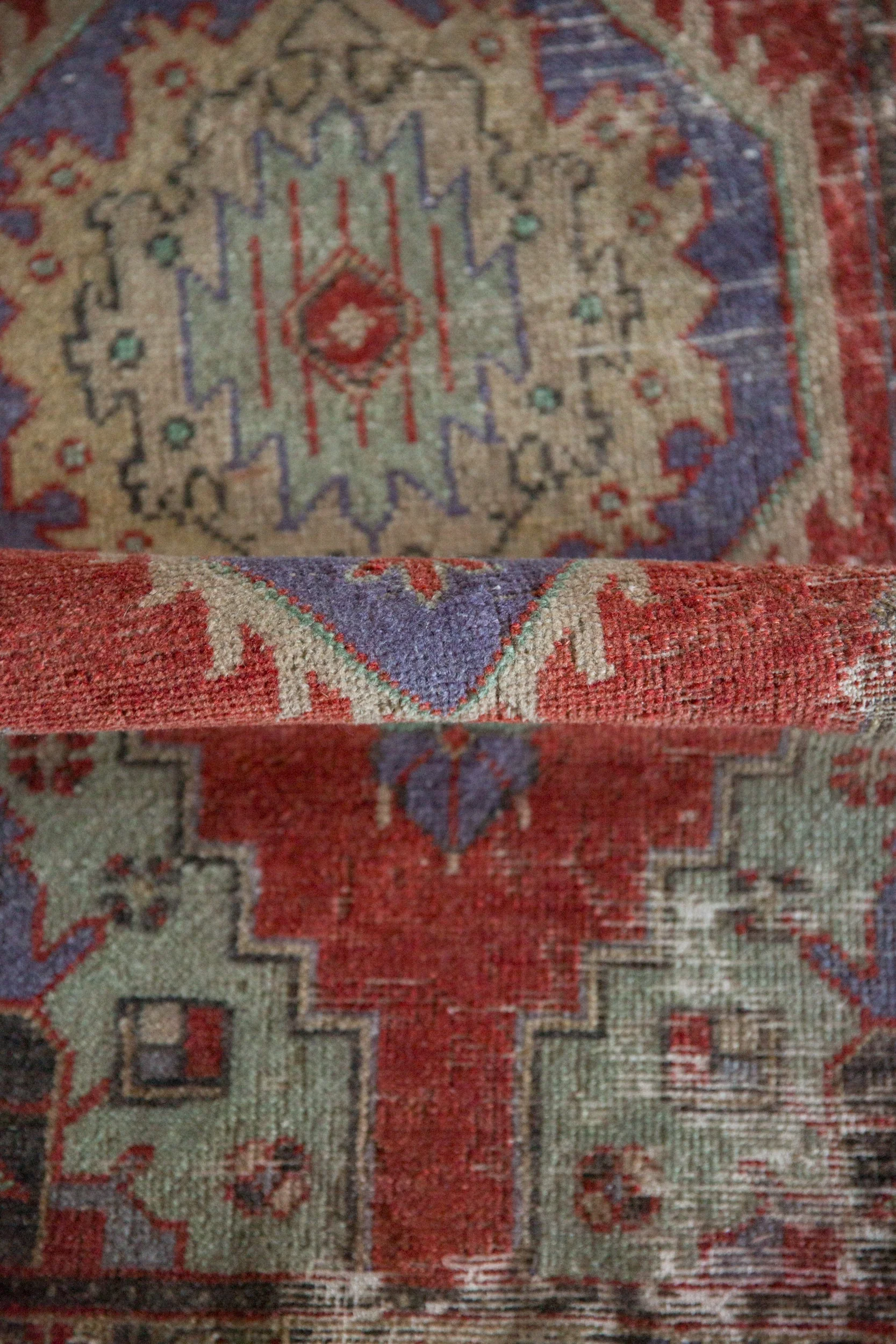 1.5x3.5 Vintage Distressed Oushak Rug Mat Runner - Image 7