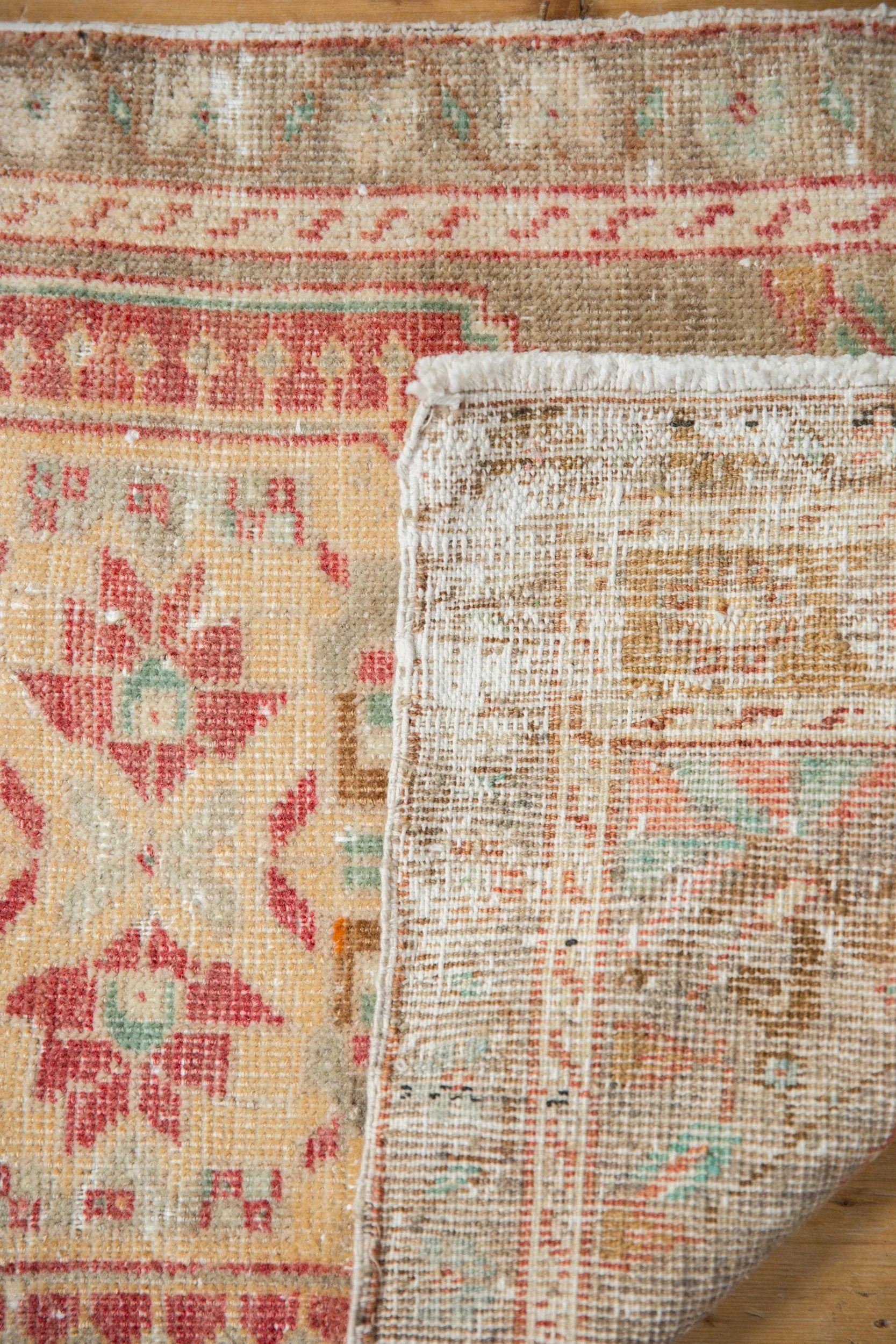 1.5x3.5 Vintage Distressed Oushak Rug Mat Runner - Image 6