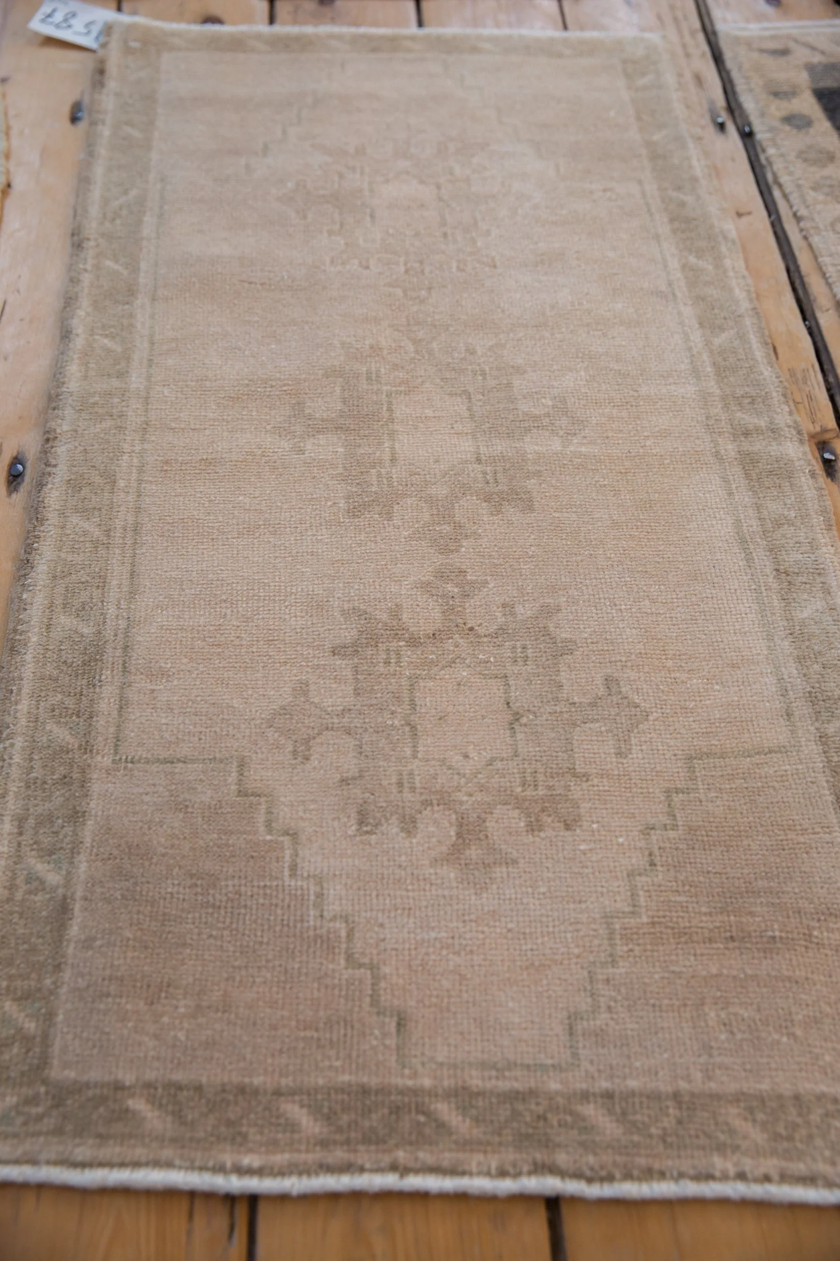 1.5x3.5 Vintage Distressed Oushak Rug Mat Runner - Image 3