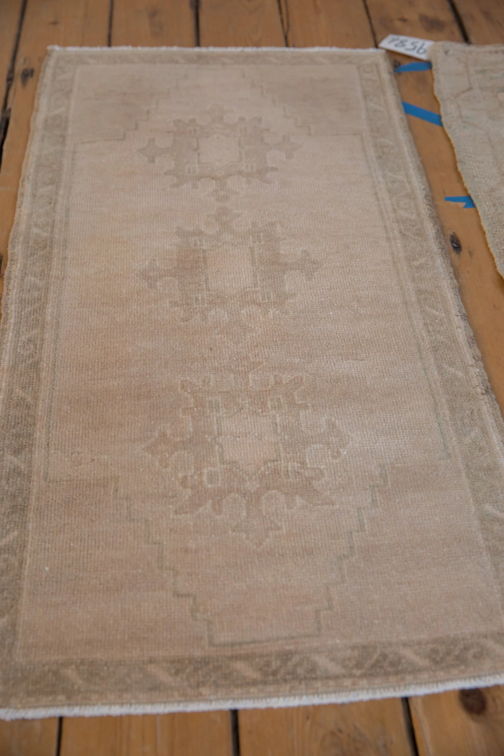 1.5x3.5 Vintage Distressed Oushak Rug Mat Runner - Image 4