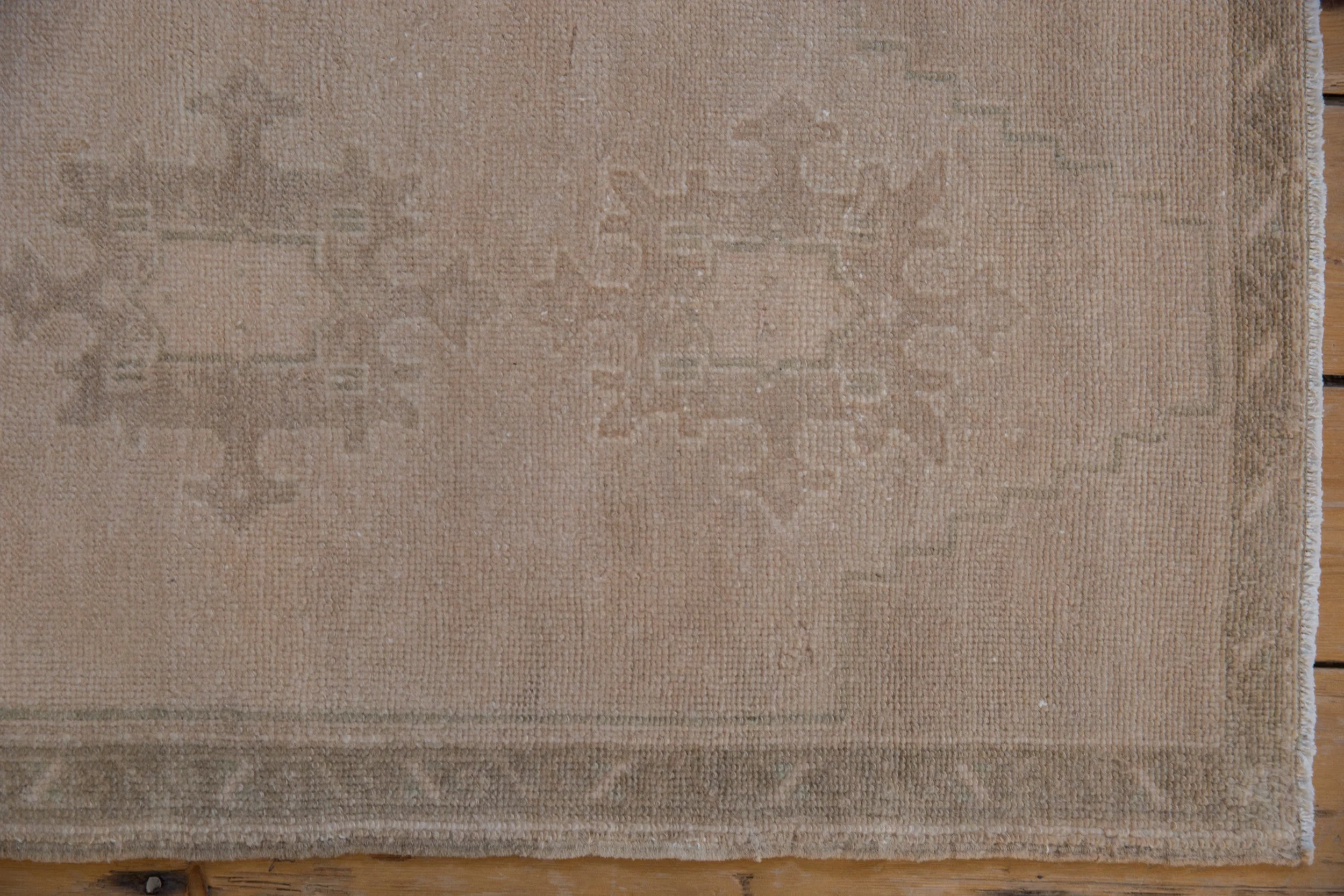 1.5x3.5 Vintage Distressed Oushak Rug Mat Runner - Image 5