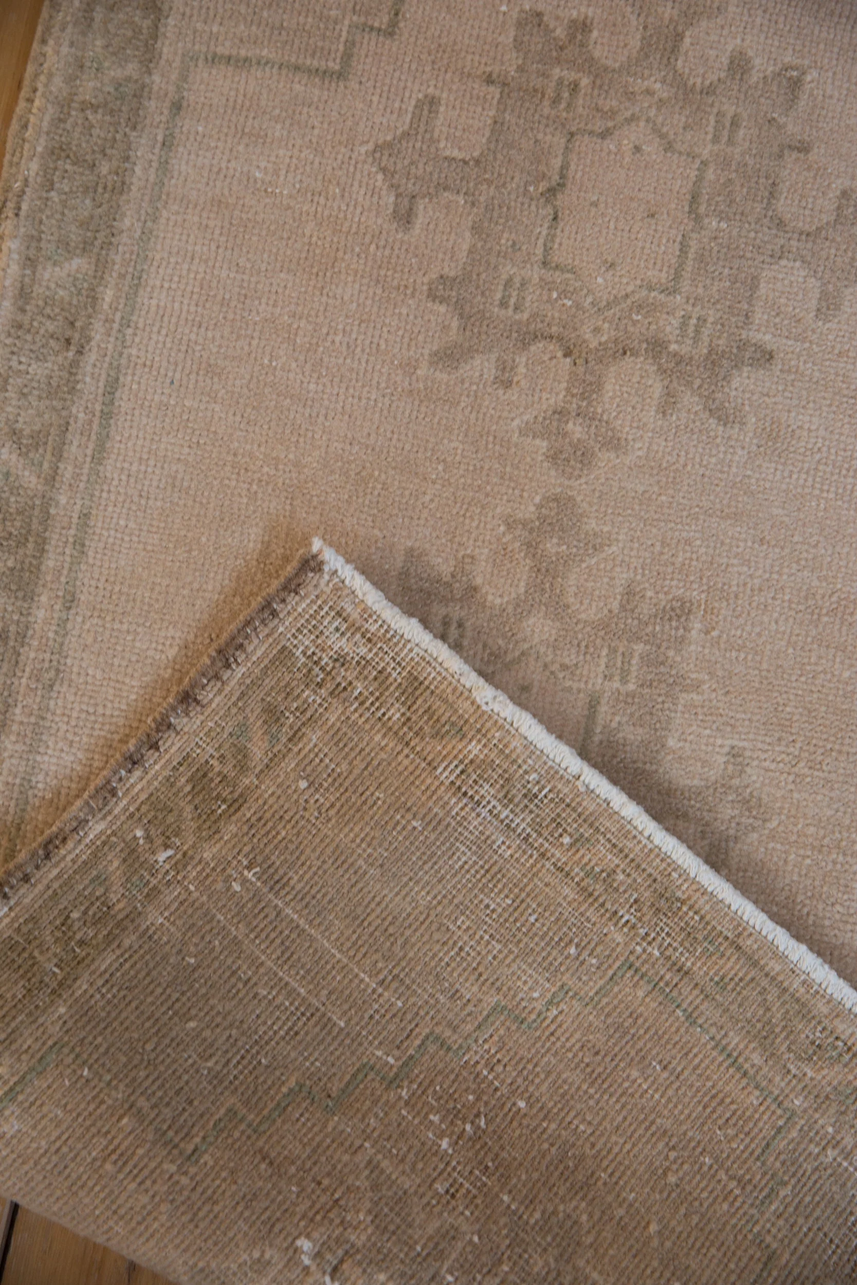 1.5x3.5 Vintage Distressed Oushak Rug Mat Runner - Image 6
