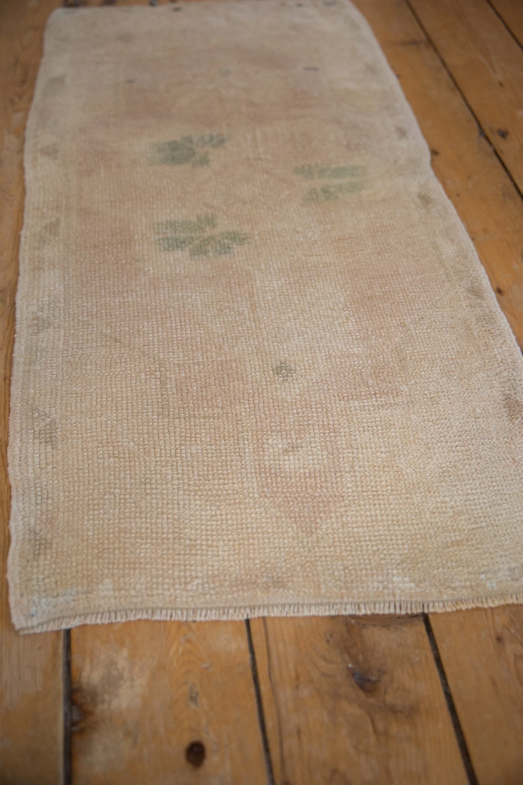 1.5x3.5 Vintage Distressed Oushak Rug Mat Runner - Image 3