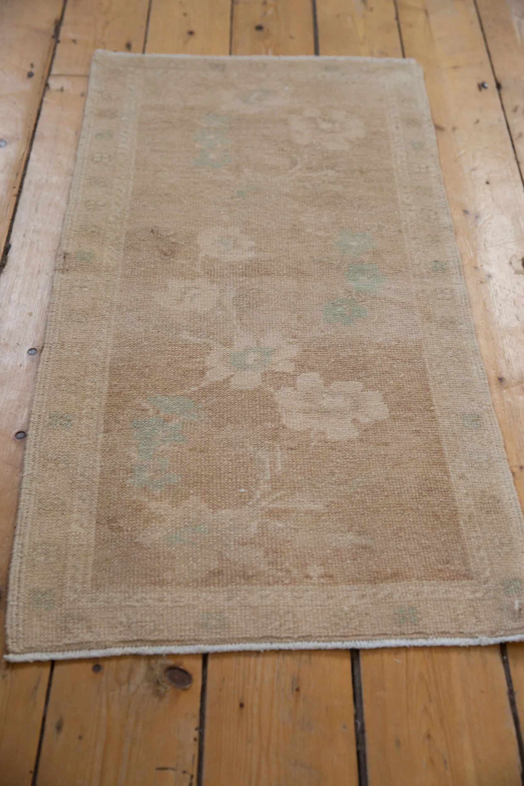 1.5x3.5 Vintage Distressed Oushak Rug Mat Runner - Image 3
