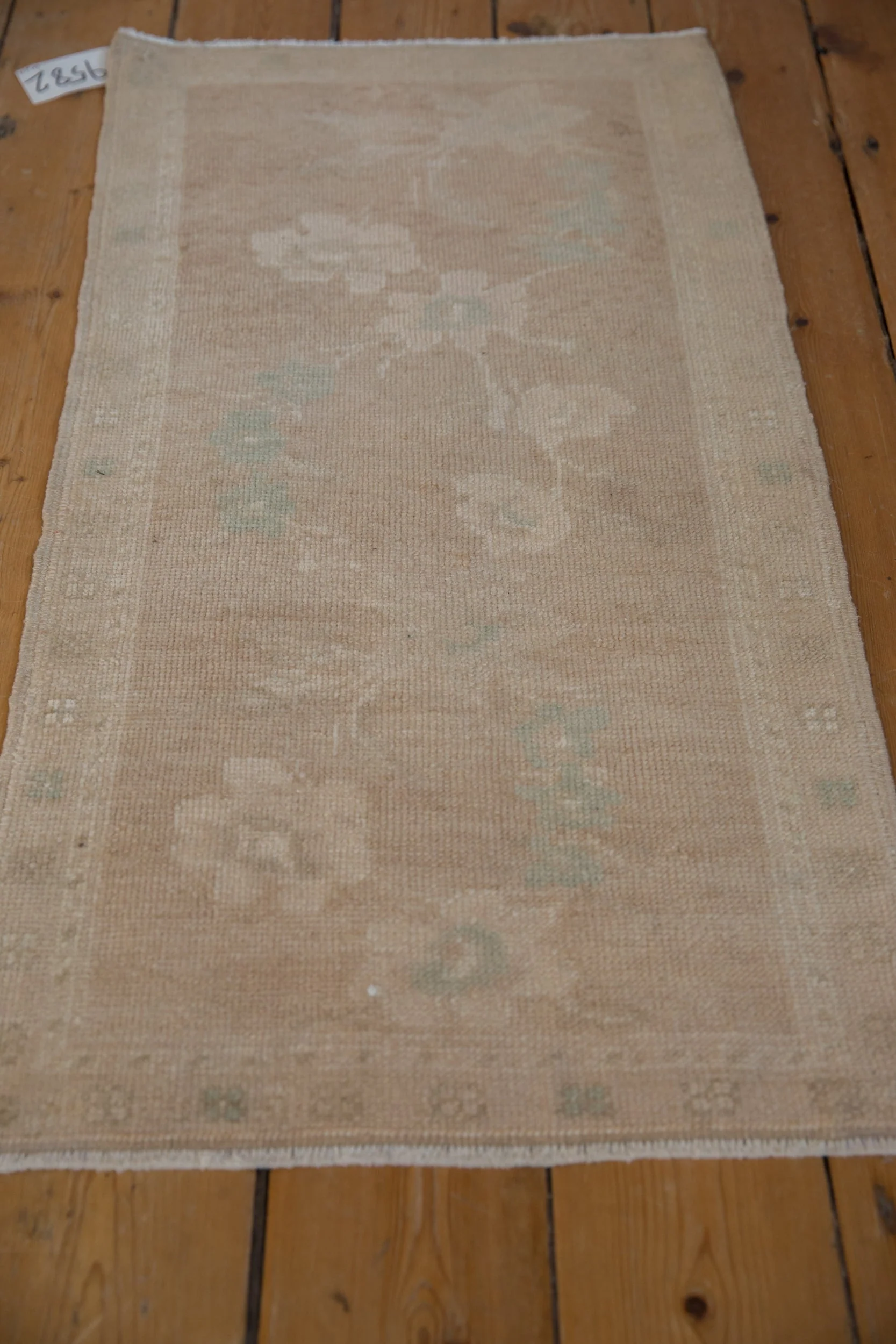 1.5x3.5 Vintage Distressed Oushak Rug Mat Runner - Image 4