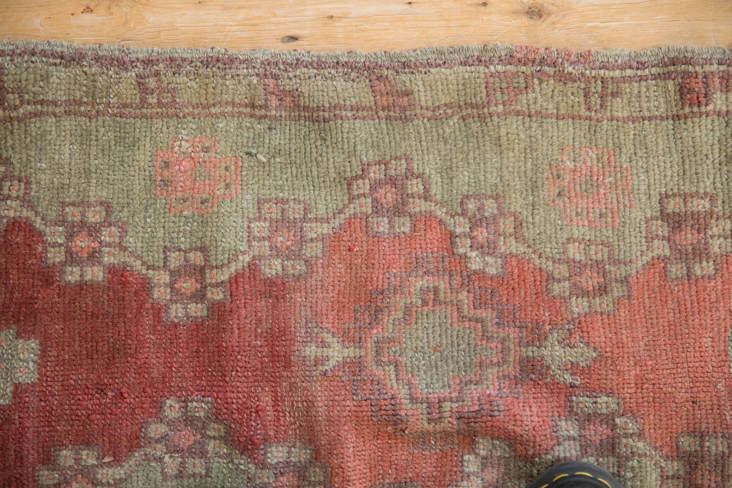1.5x3 Antique Oushak Rug Mat - Image 3