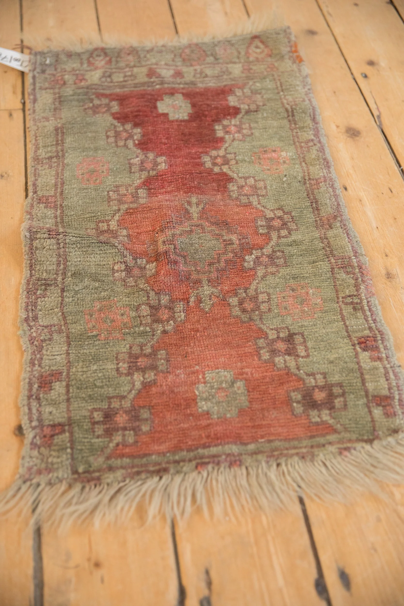 1.5x3 Antique Oushak Rug Mat - Image 4