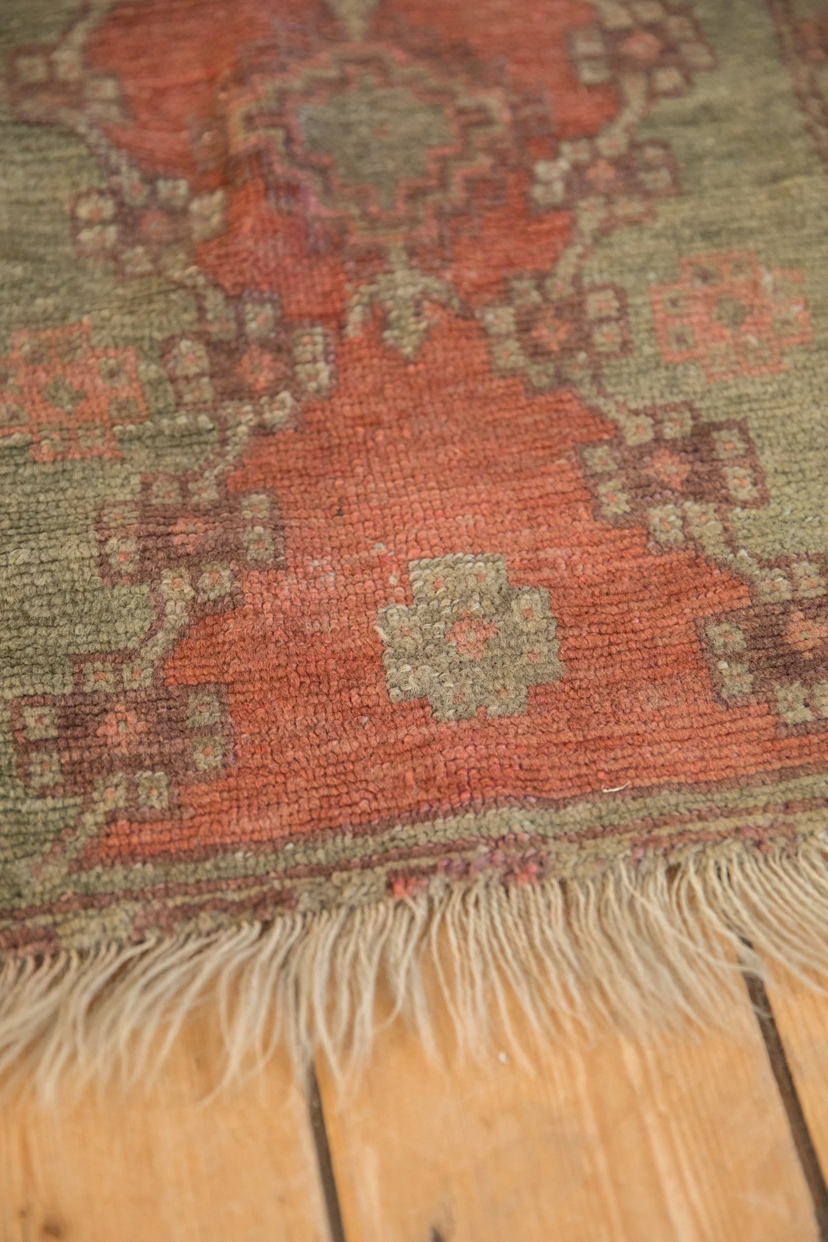 1.5x3 Antique Oushak Rug Mat - Image 5