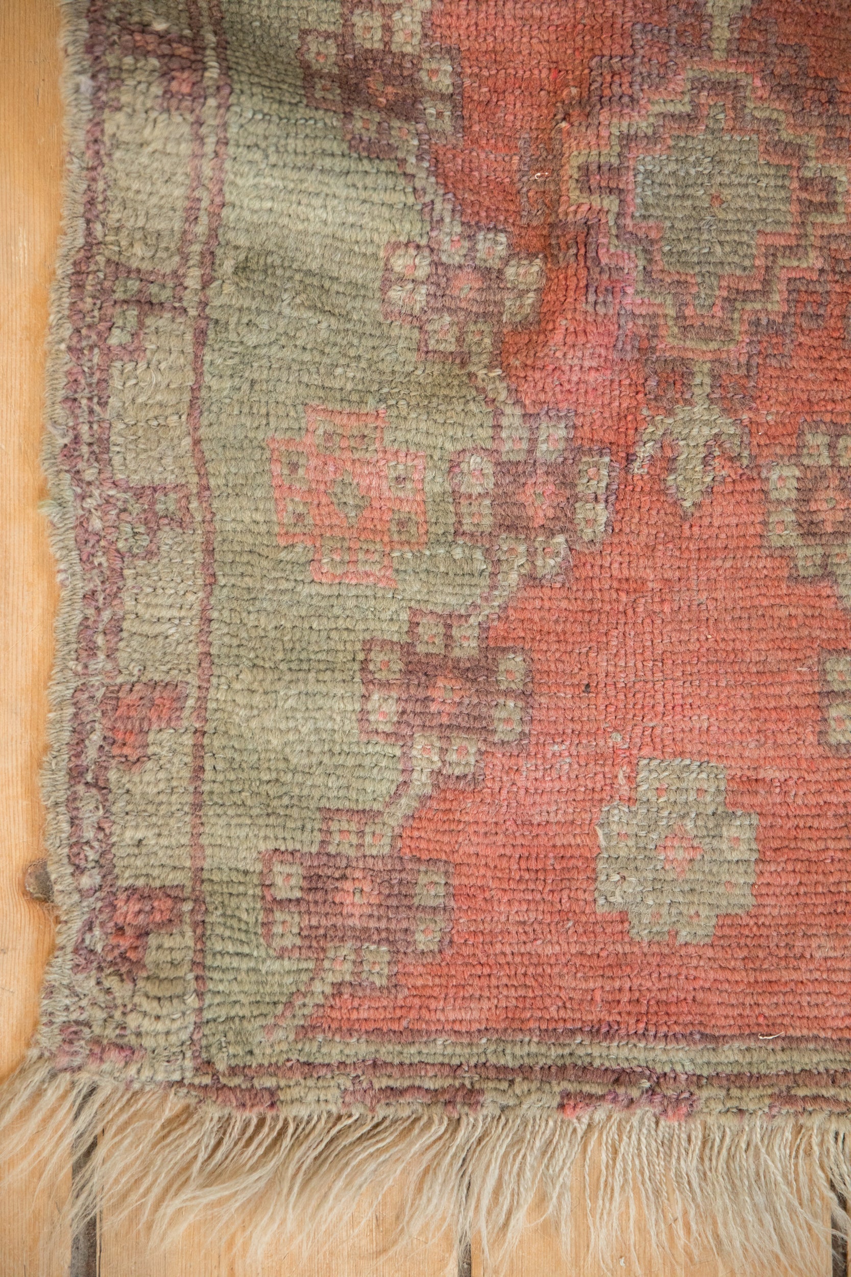 1.5x3 Antique Oushak Rug Mat - Image 6