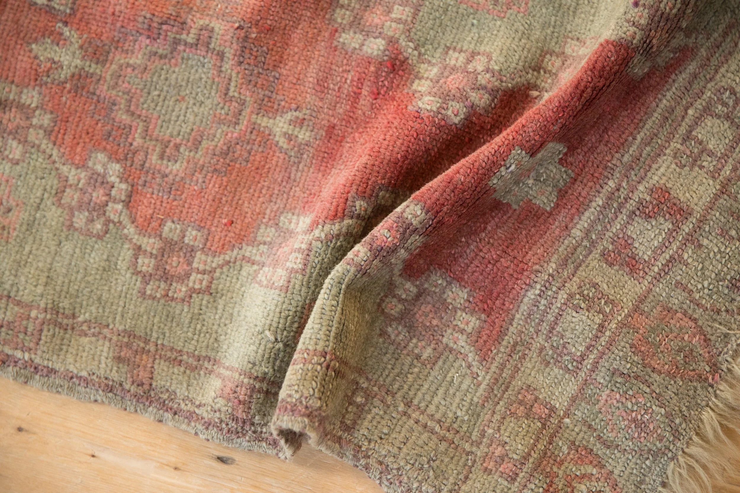 1.5x3 Antique Oushak Rug Mat - Image 9