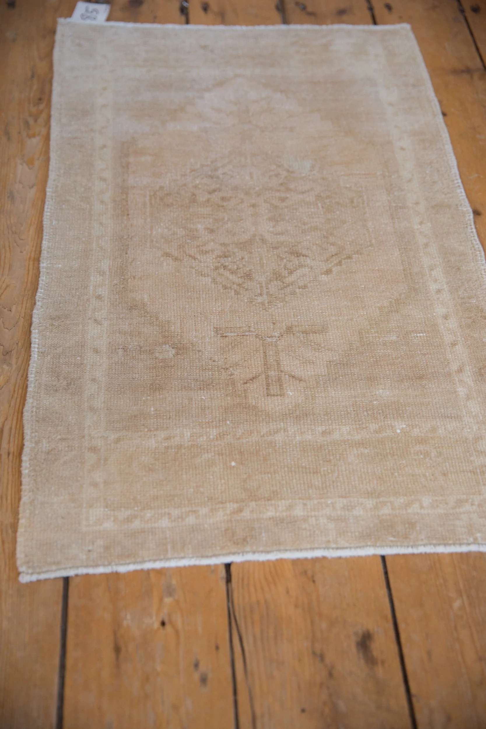1.5x3 Vintage Distressed Oushak Rug Mat - Image 3
