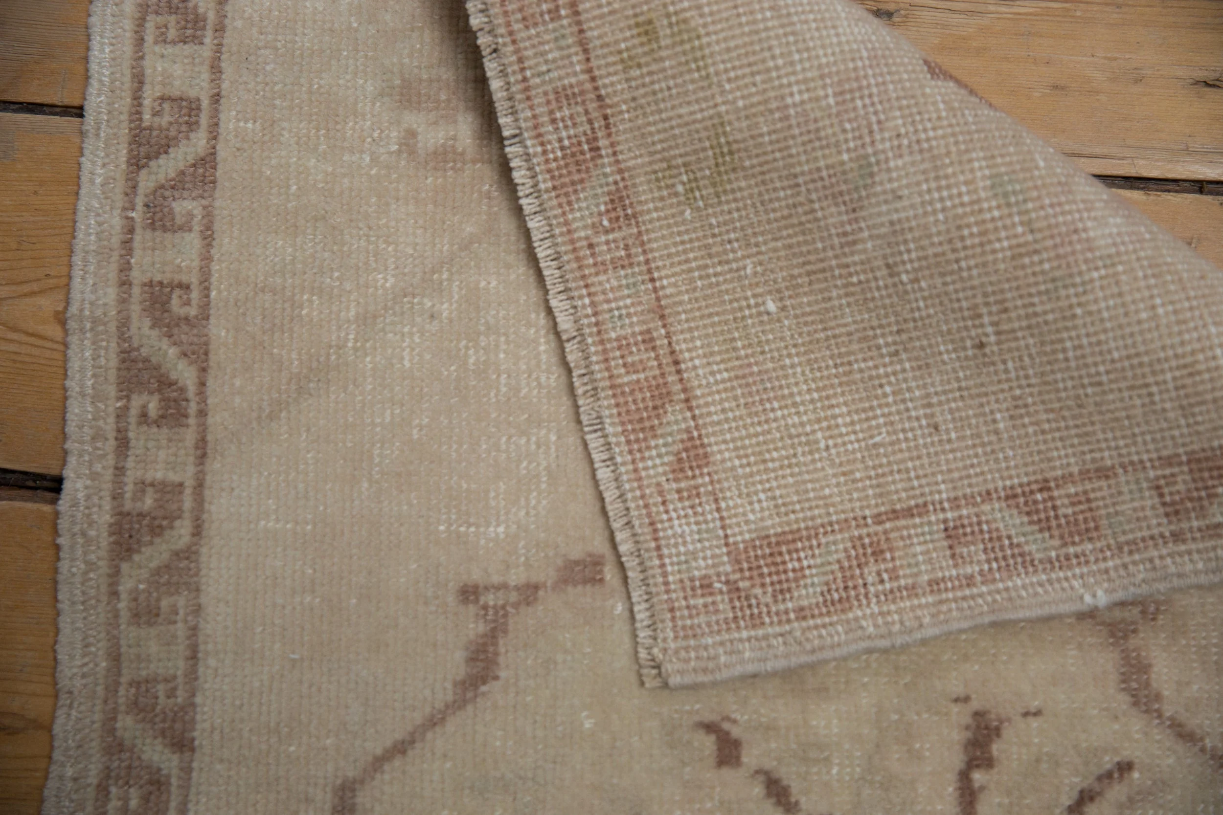 1.5x3 Vintage Distressed Oushak Rug Mat - Image 6
