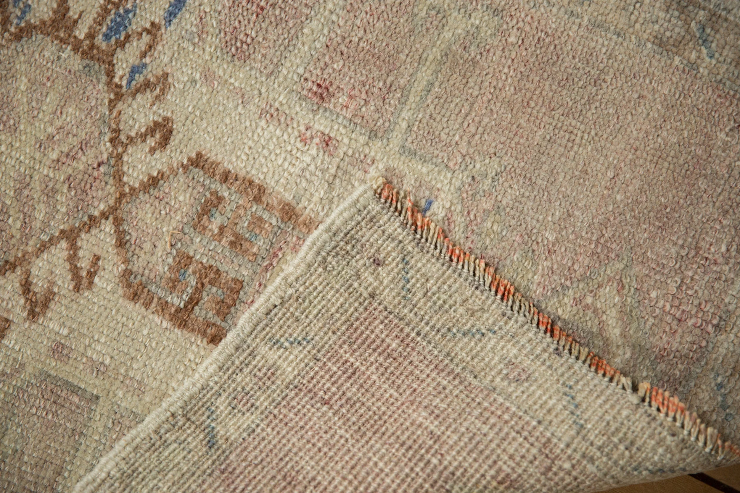 1.5x3 Vintage Distressed Oushak Rug Mat - Image 8