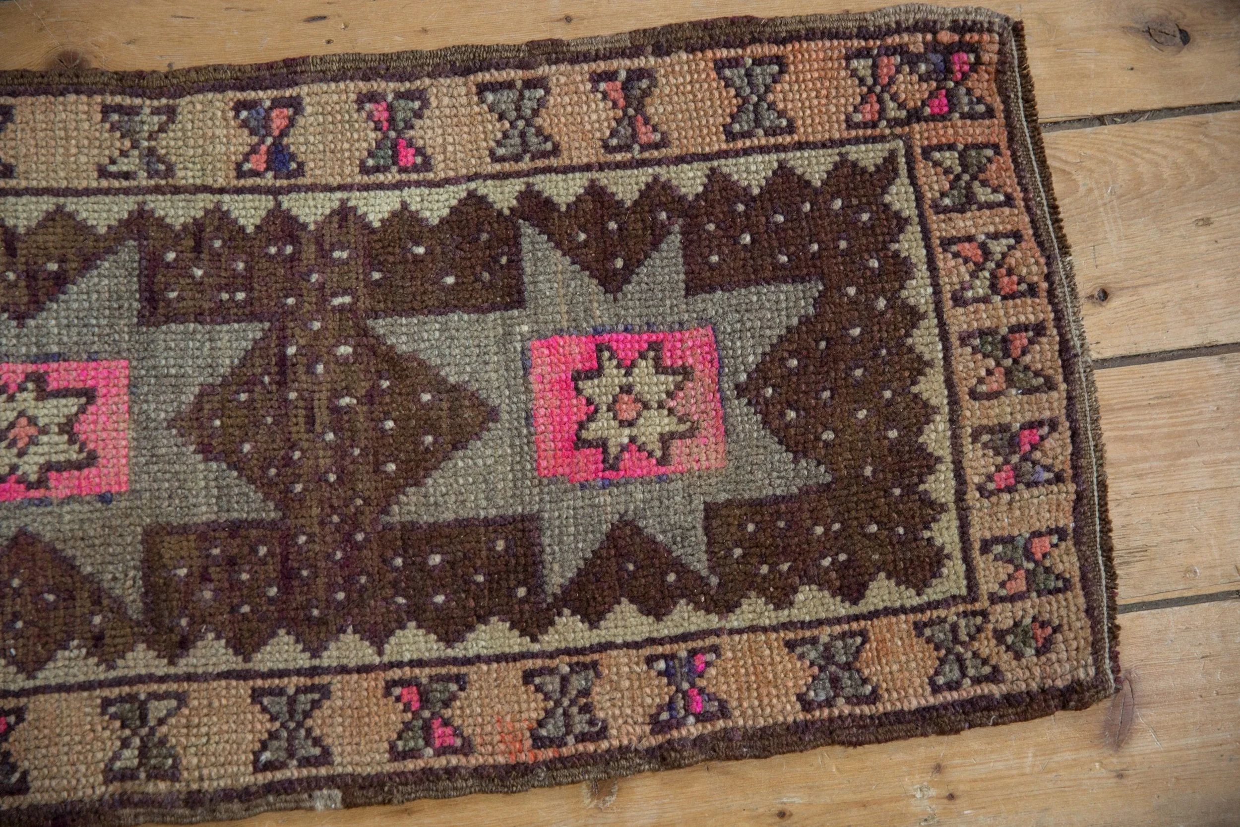 1.5x3 Vintage Distressed Oushak Rug Mat - Image 6