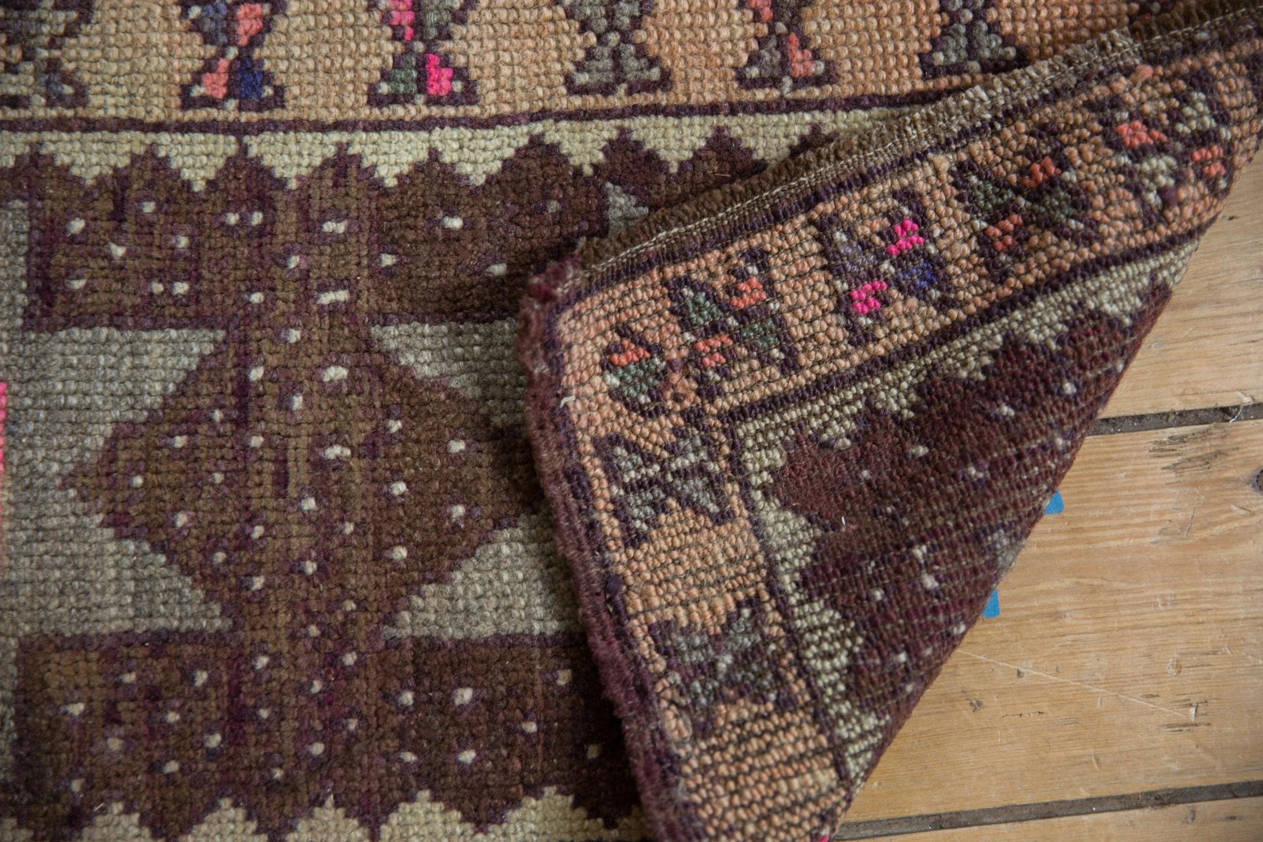 1.5x3 Vintage Distressed Oushak Rug Mat - Image 8