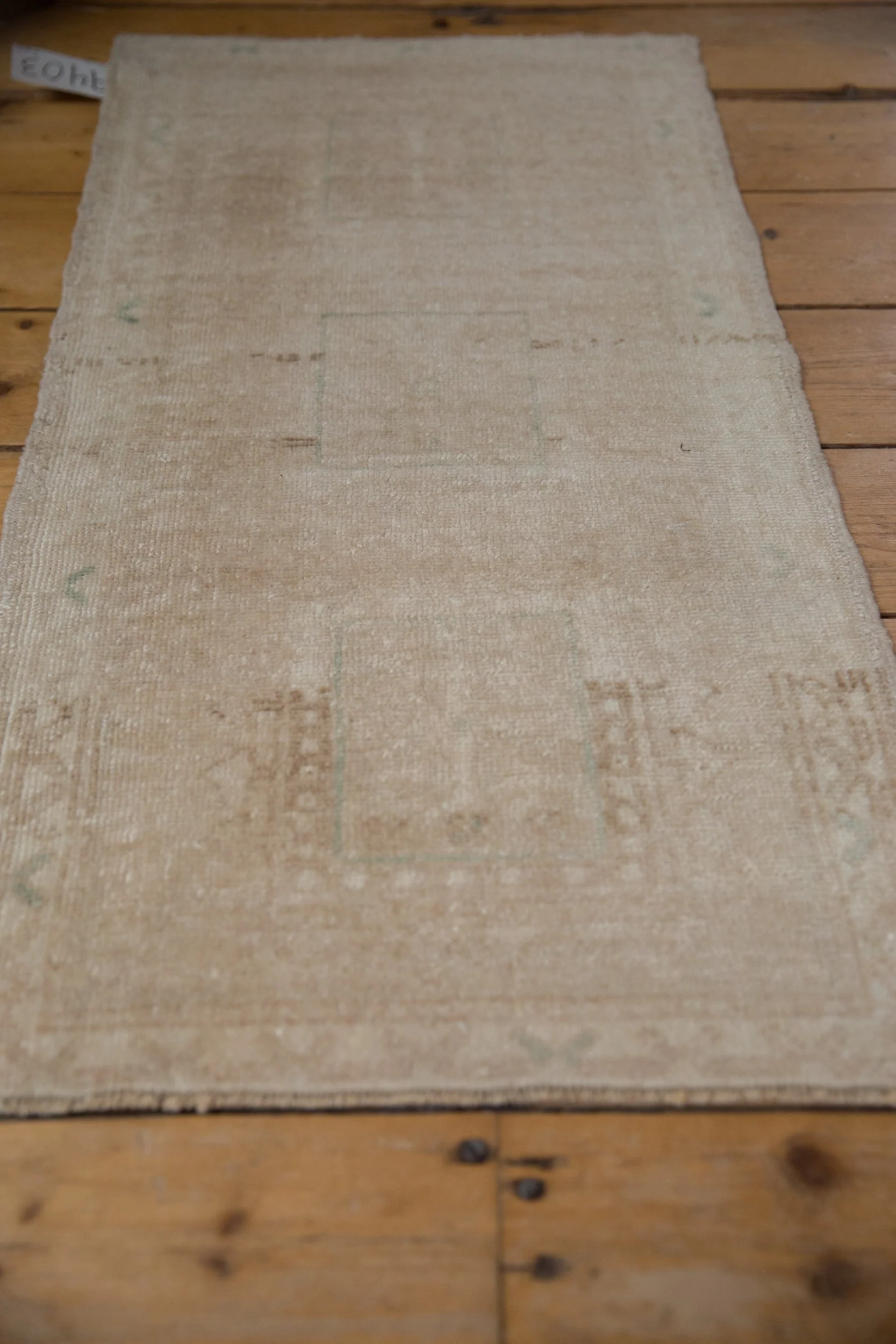 1.5x3 Vintage Distressed Oushak Rug Mat - Image 5